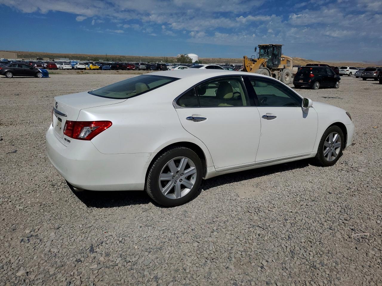 2008 Lexus Es 350 White vin: JTHBJ46G382167601