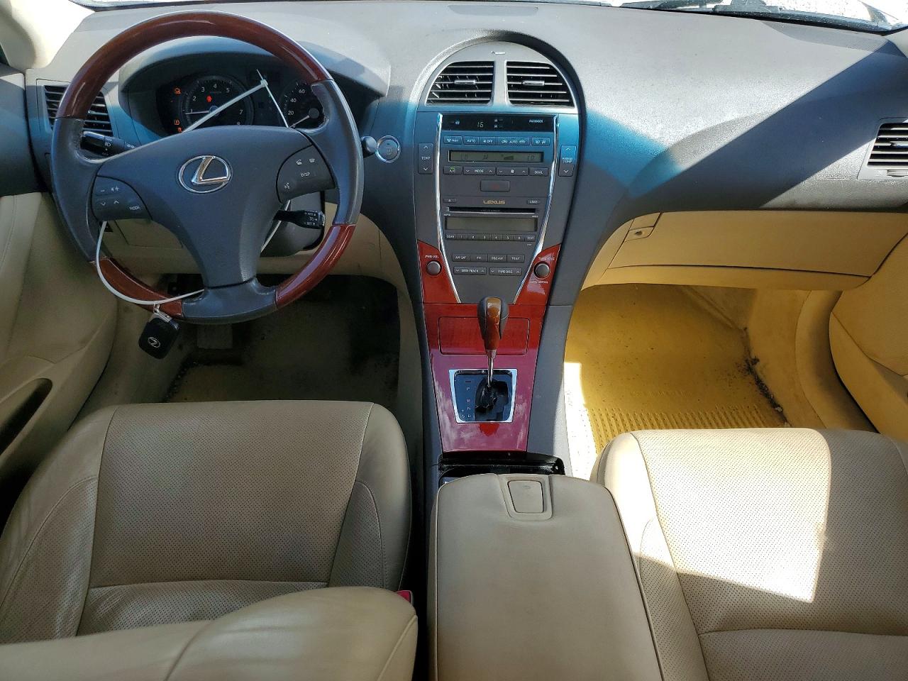 2008 Lexus Es 350 White vin: JTHBJ46G382167601