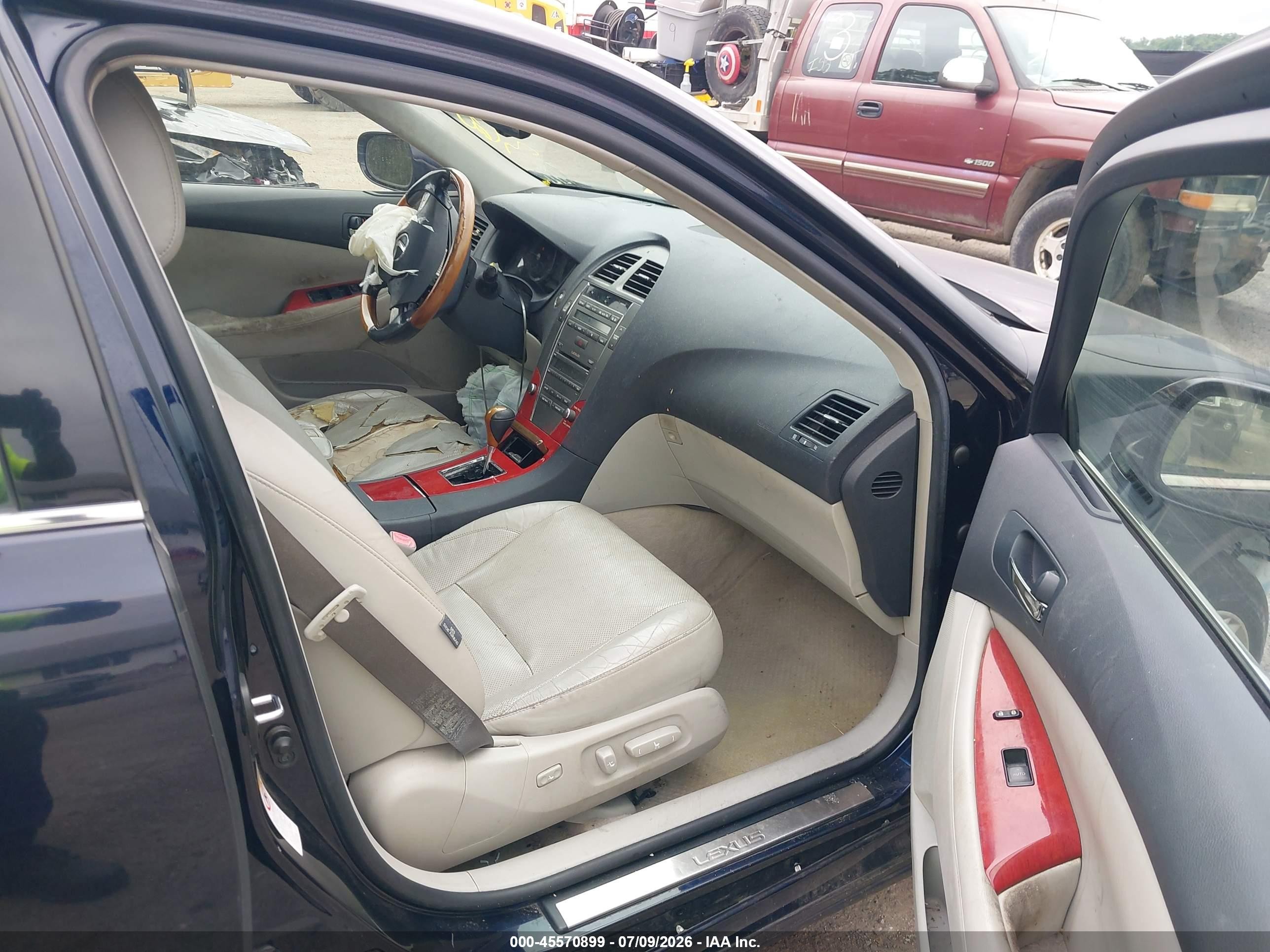 2008 Lexus Es 350   Blue vin: JTHBJ46G382177237
