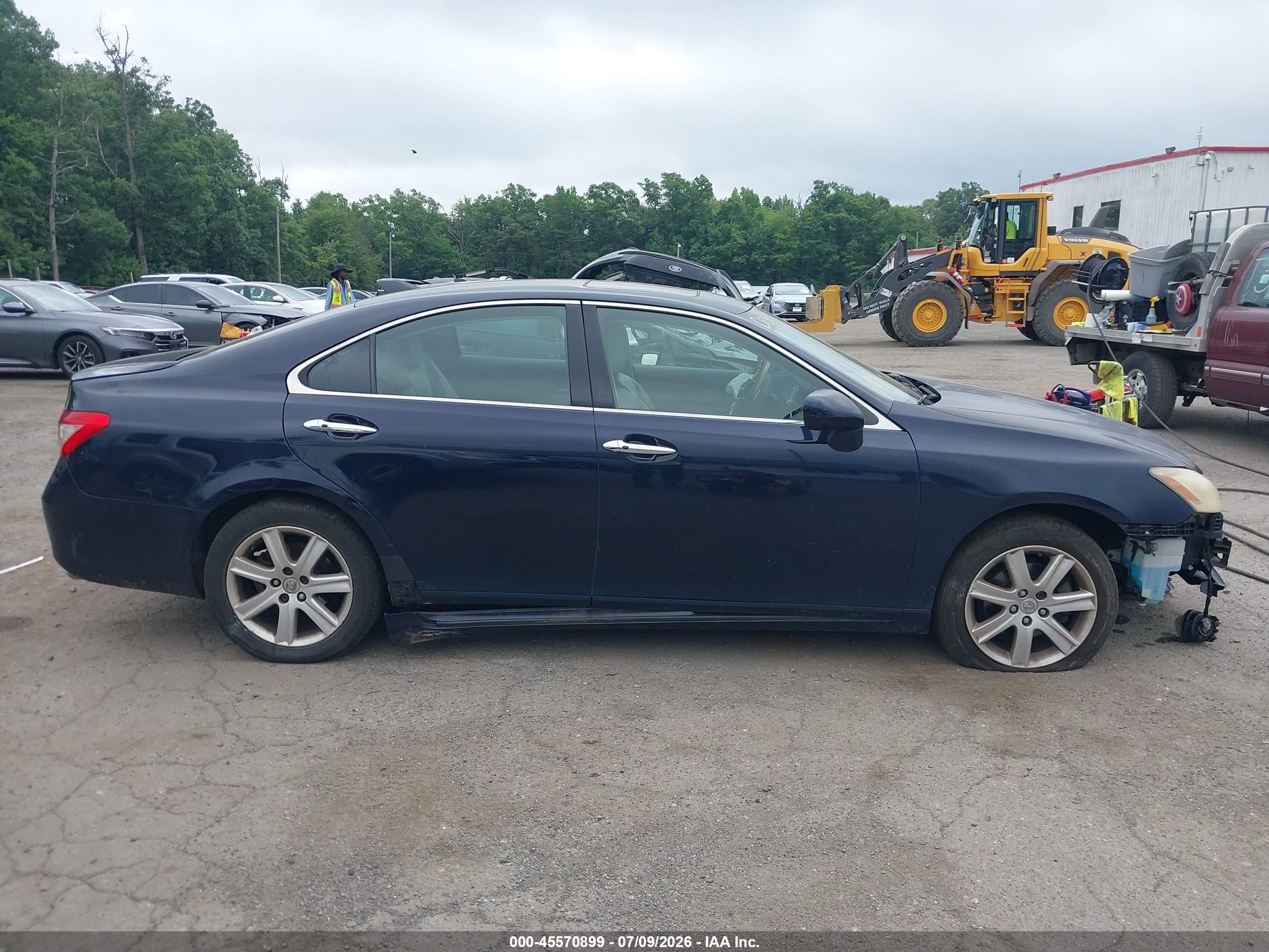 2008 Lexus Es 350   Blue vin: JTHBJ46G382177237