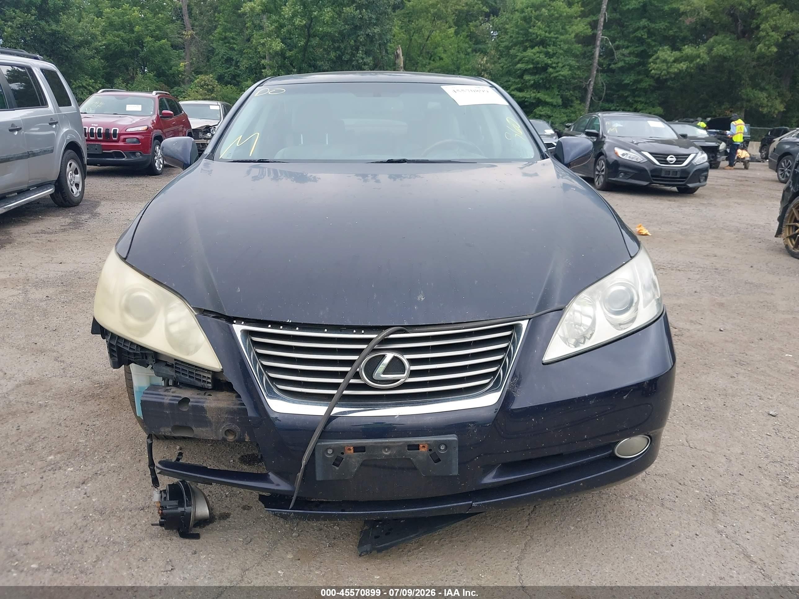 2008 Lexus Es 350   Blue vin: JTHBJ46G382177237