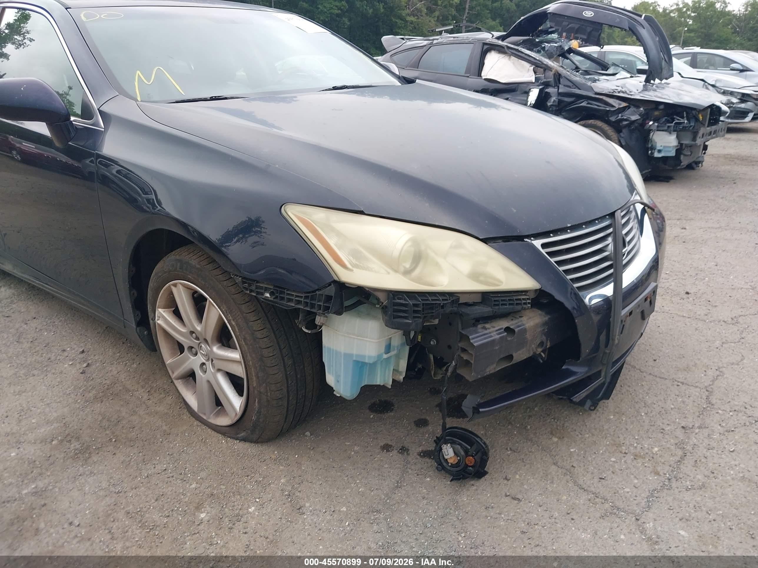 2008 Lexus Es 350   Blue vin: JTHBJ46G382177237