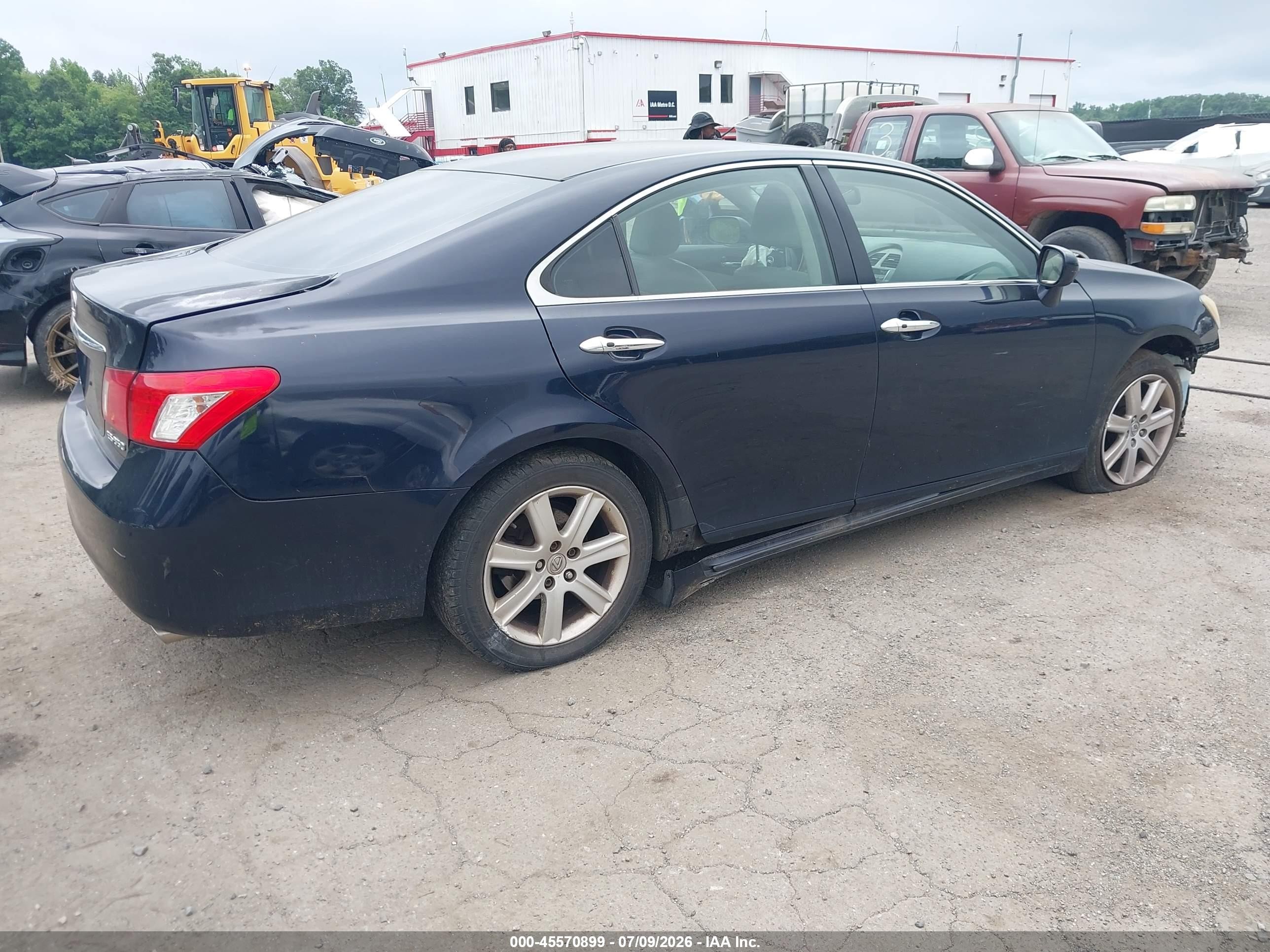 2008 Lexus Es 350   Blue vin: JTHBJ46G382177237