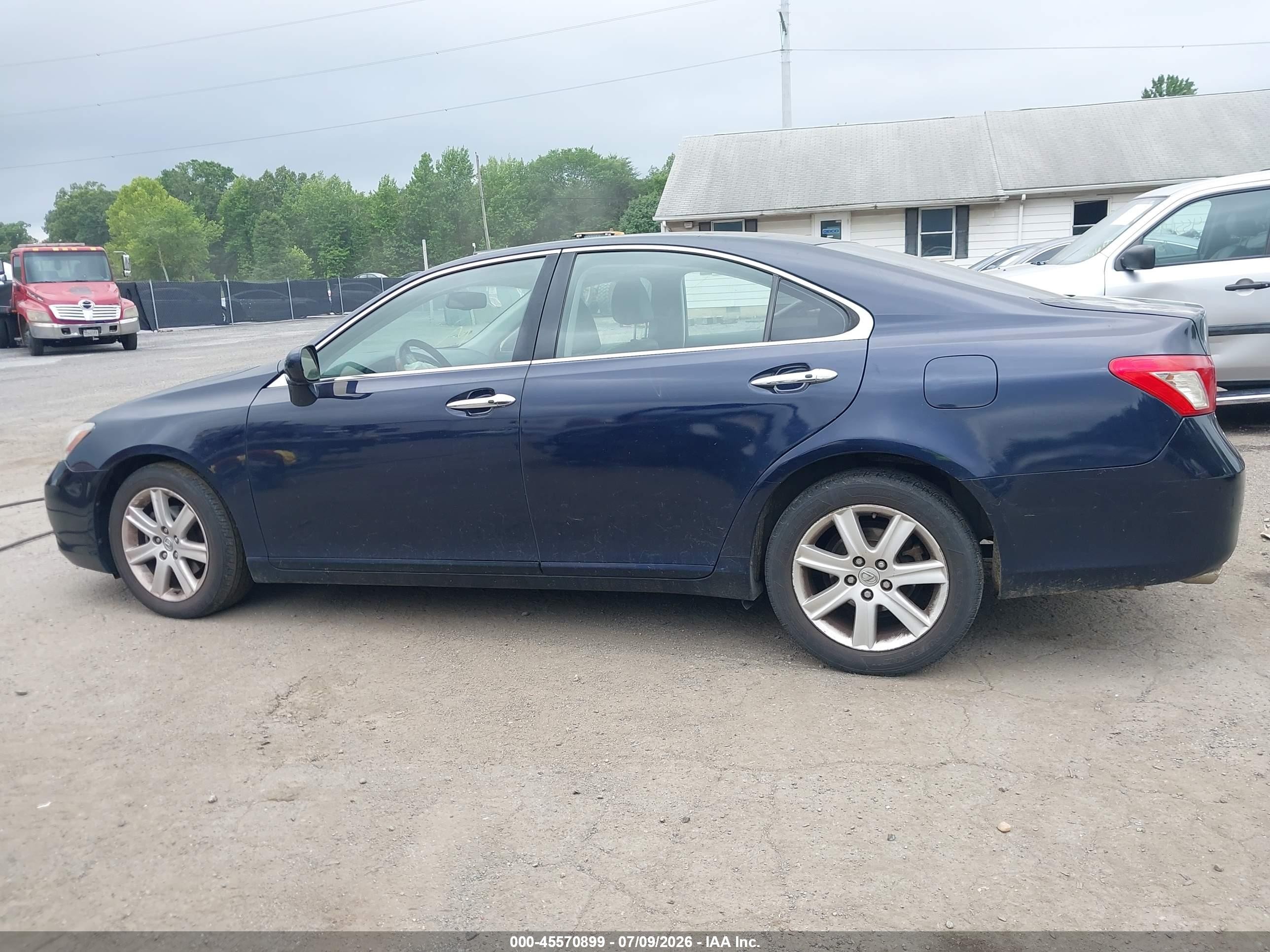 2008 Lexus Es 350   Blue vin: JTHBJ46G382177237