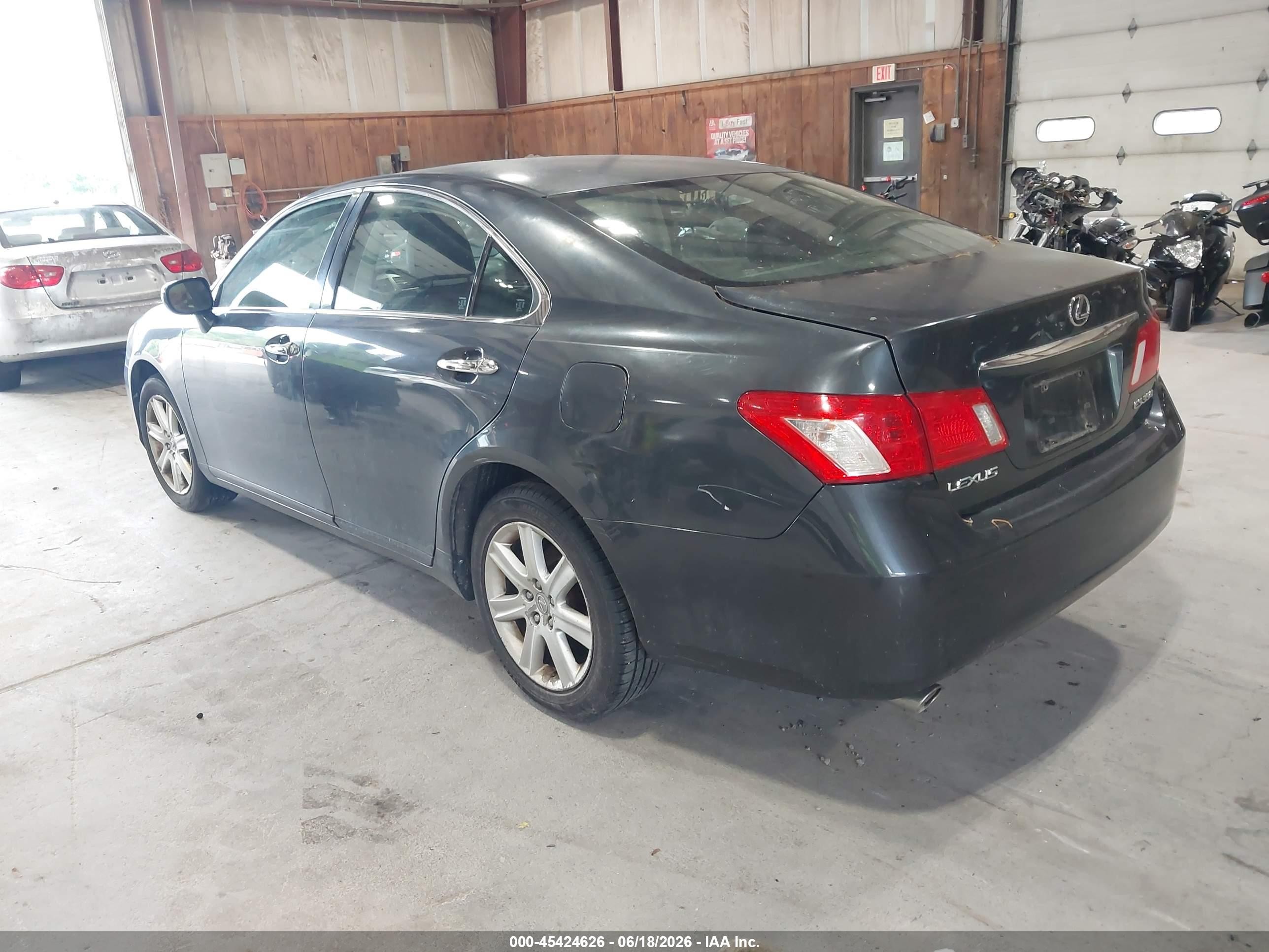 2008 Lexus Es 350 Gray vin: JTHBJ46G382180090