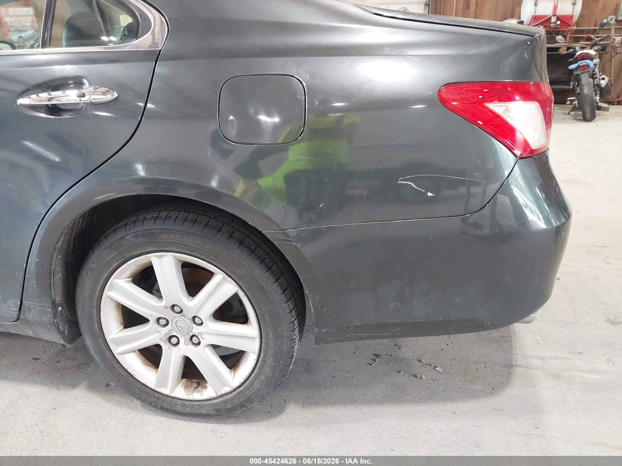 2008 Lexus Es 350 Gray vin: JTHBJ46G382180090