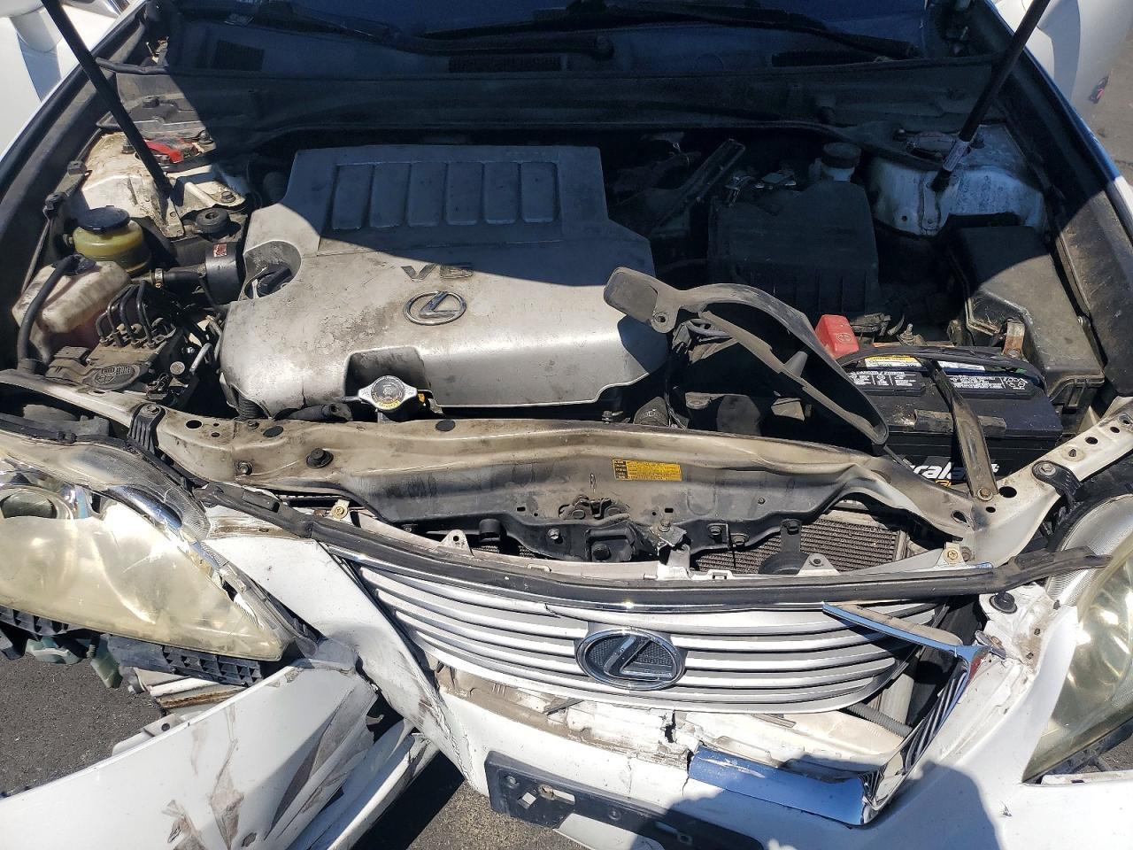 2008 Lexus Es 350 White vin: JTHBJ46G382187590