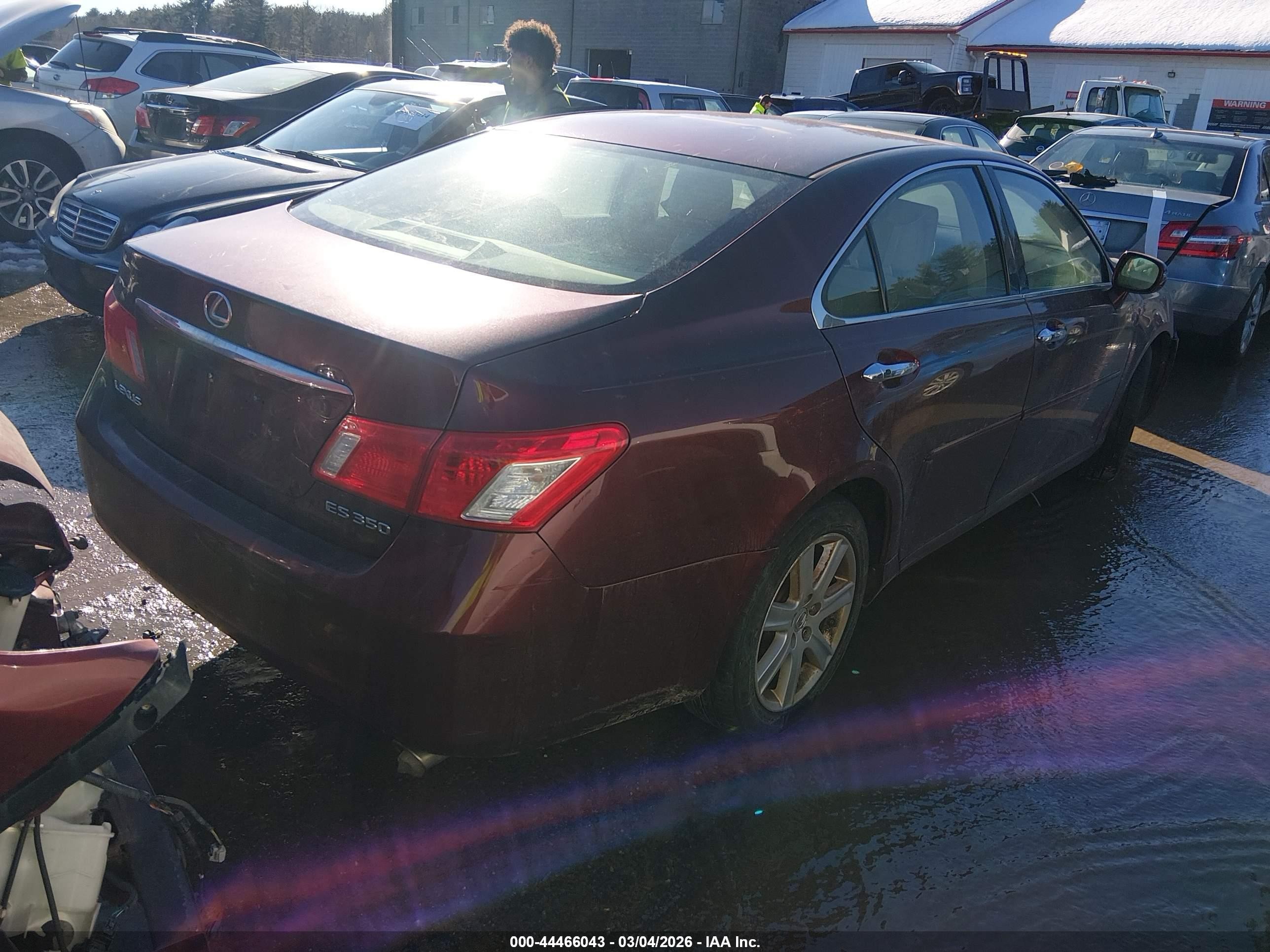 2008 Lexus Es 350 Красный vin: JTHBJ46G382194409