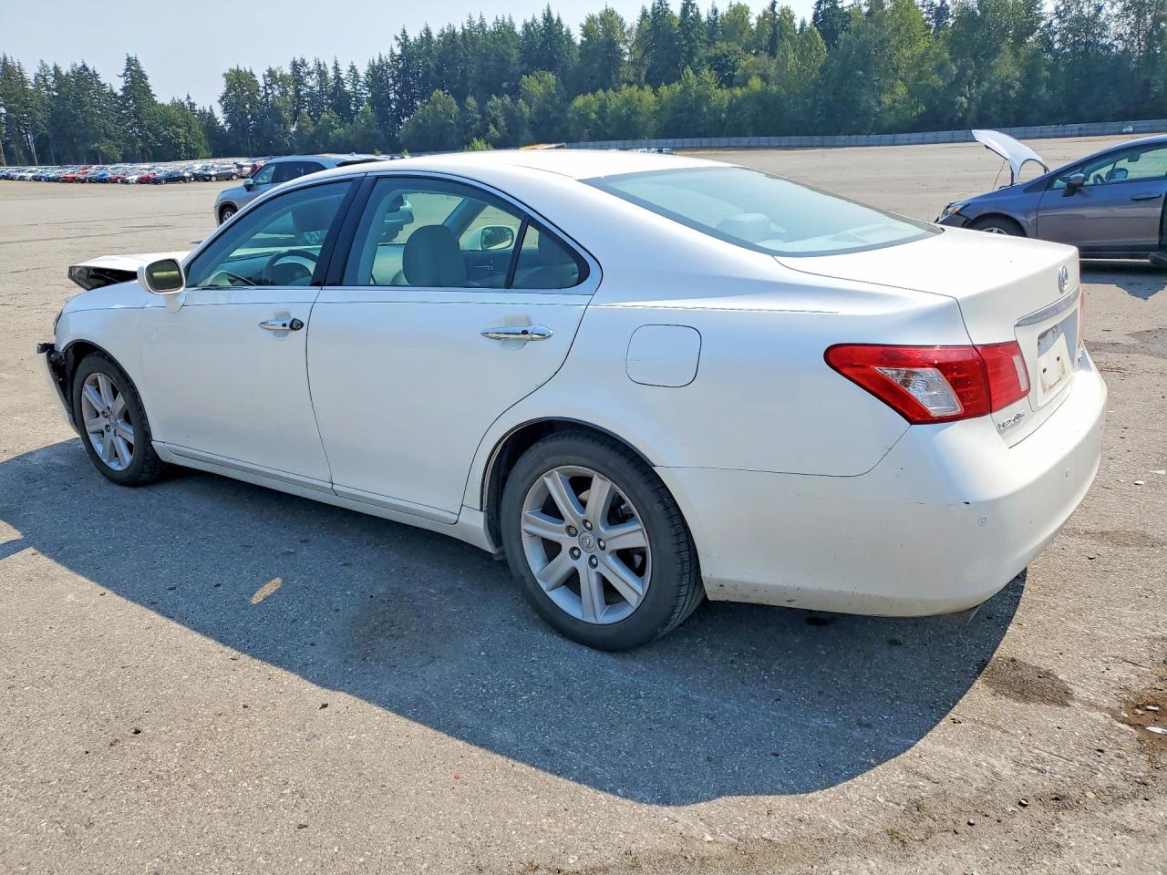 2008 Lexus Es 350 White vin: JTHBJ46G382206154