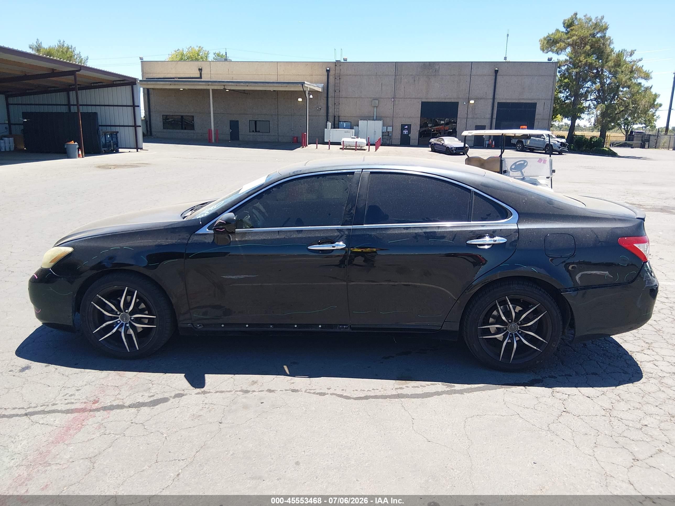 2008 Lexus Es 350   Black vin: JTHBJ46G382239123