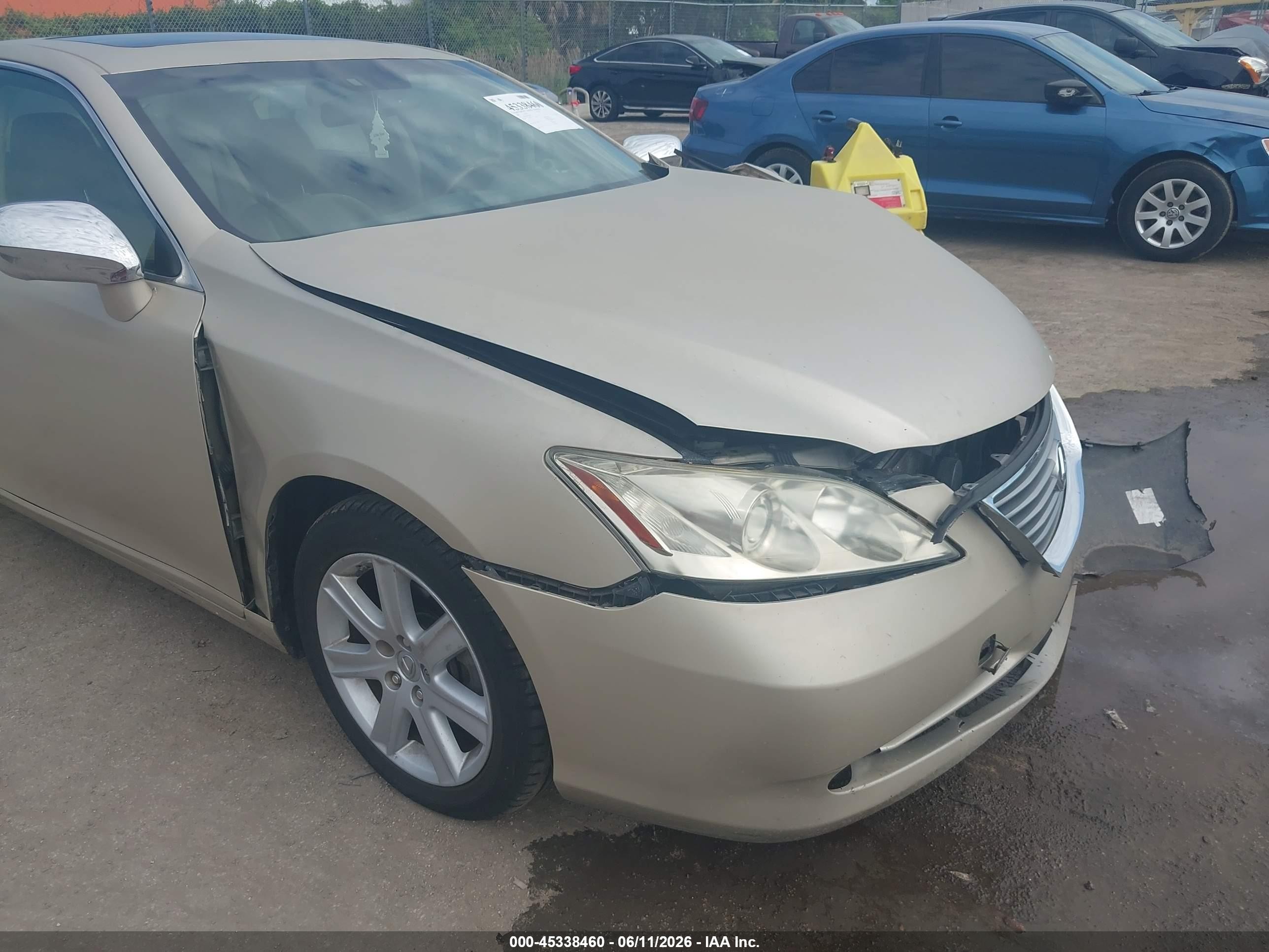 2008 Lexus Es 350   Gold vin: JTHBJ46G382240076