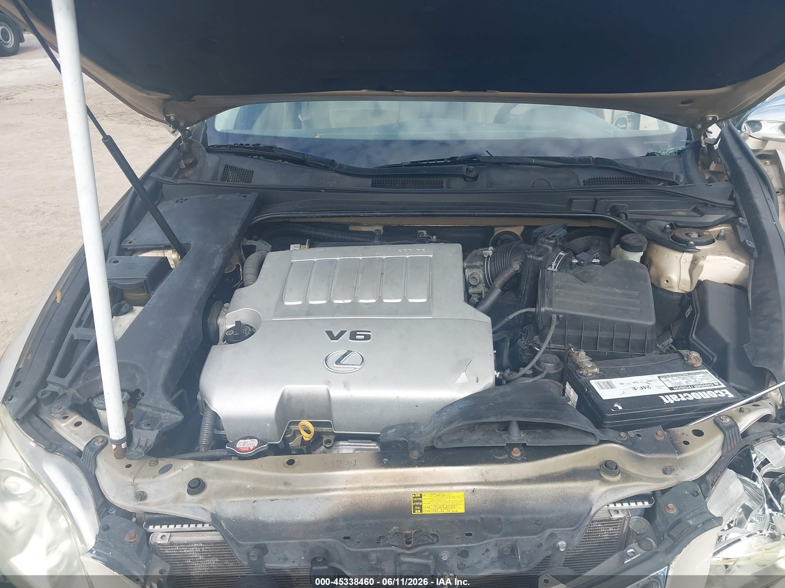 2008 Lexus Es 350   Gold vin: JTHBJ46G382240076