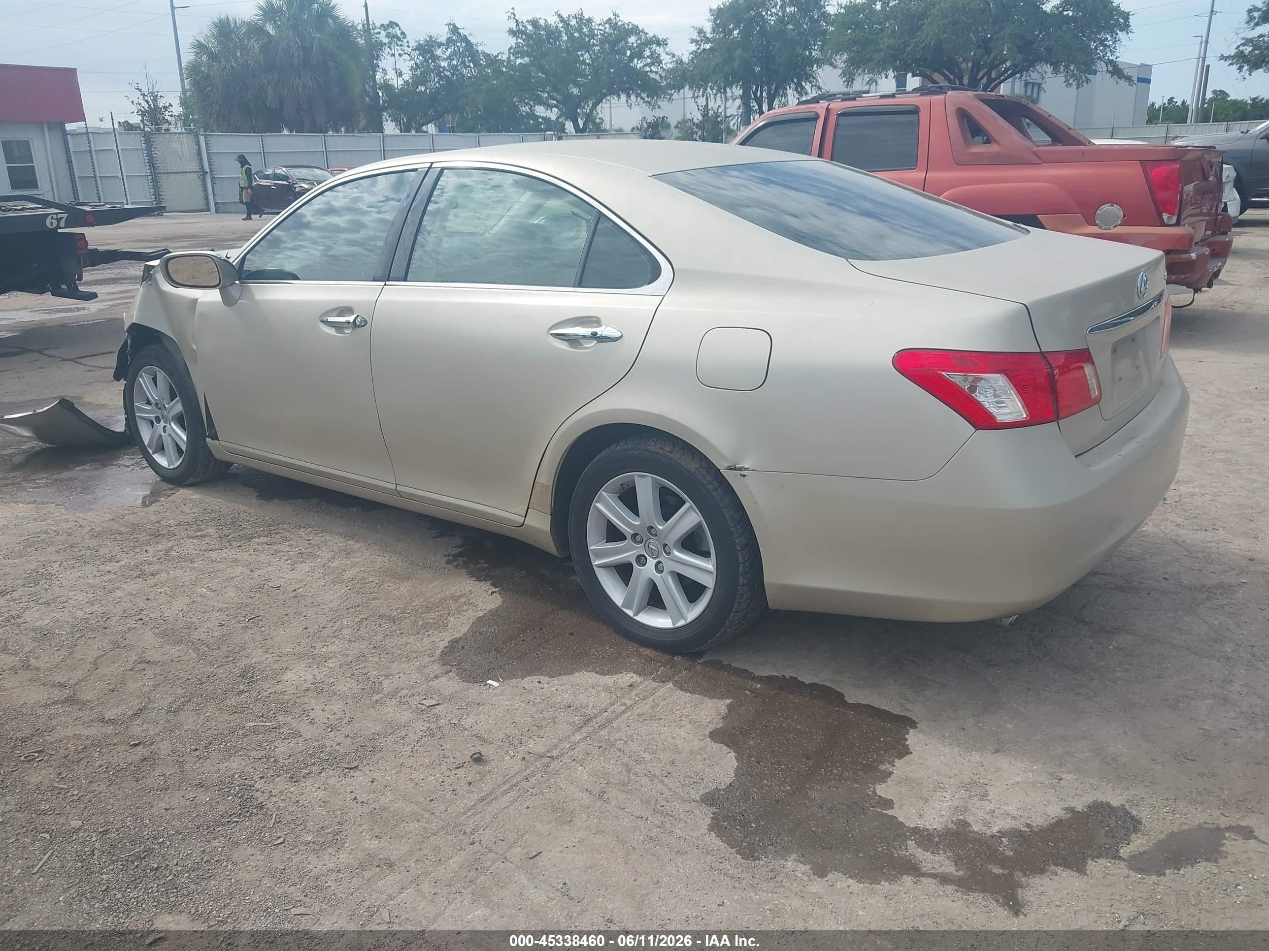 2008 Lexus Es 350   Gold vin: JTHBJ46G382240076