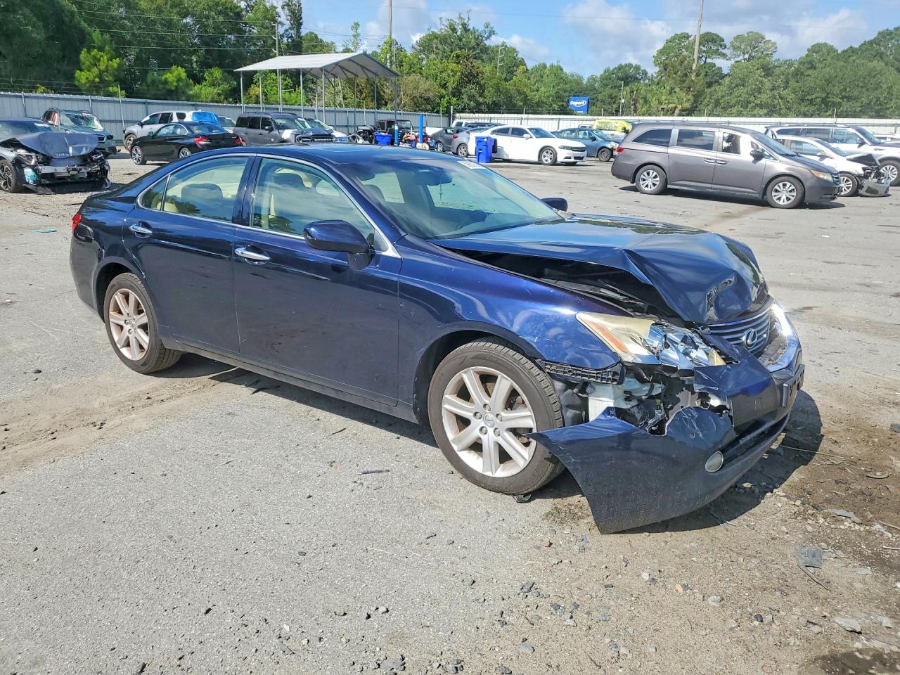 2008 Lexus Es 350 Blue vin: JTHBJ46G382244550