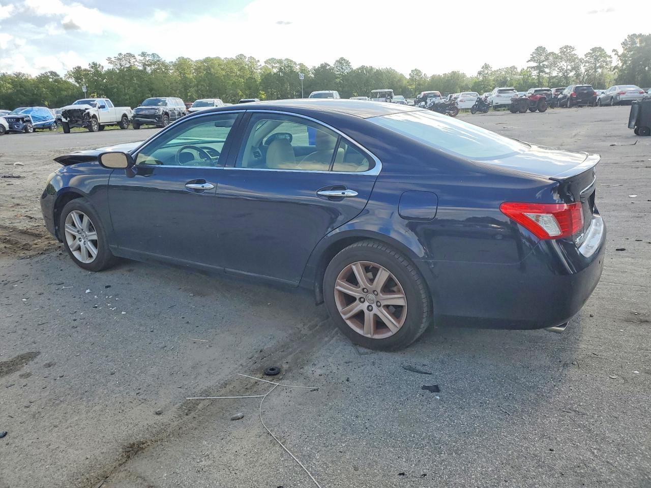 2008 Lexus Es 350 Blue vin: JTHBJ46G382244550