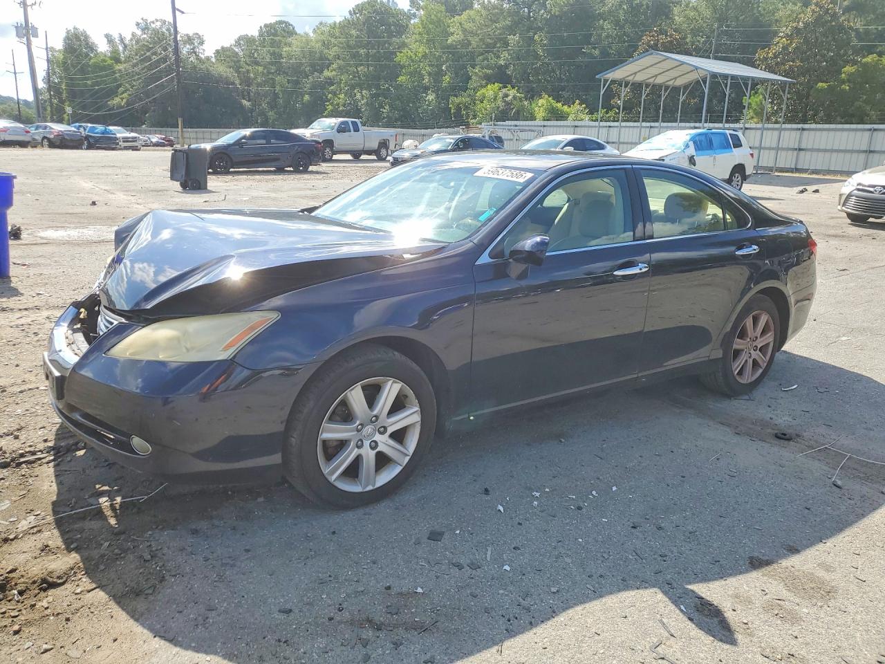 2008 Lexus Es 350 Blue vin: JTHBJ46G382244550