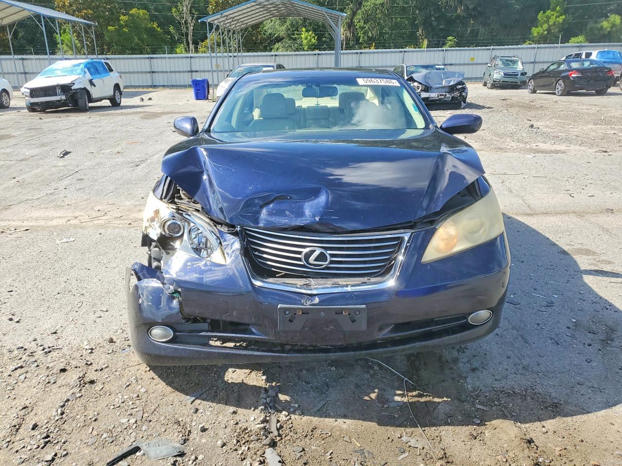 2008 Lexus Es 350 Blue vin: JTHBJ46G382244550