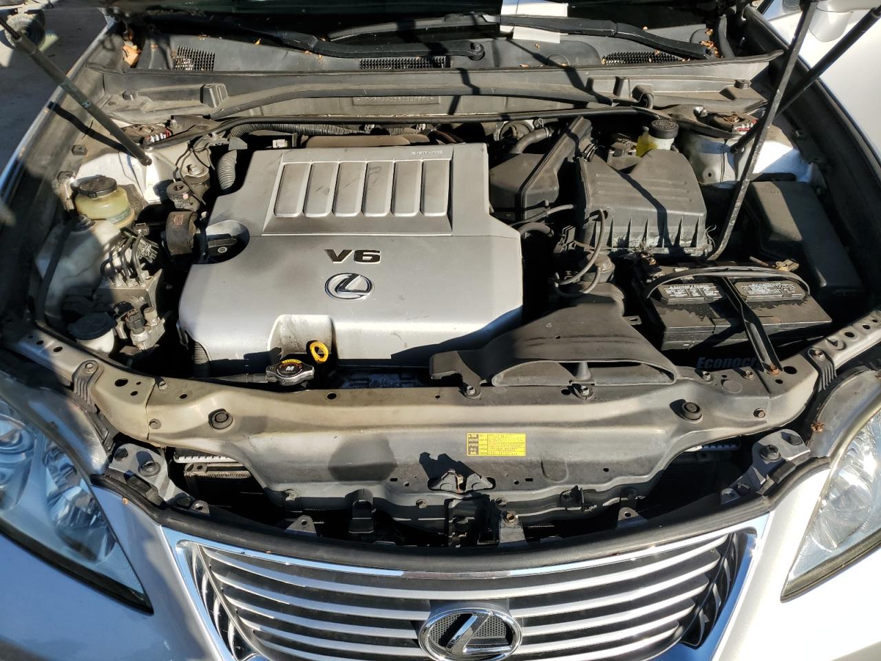 2008 Lexus Es 350 Silver vin: JTHBJ46G382249991