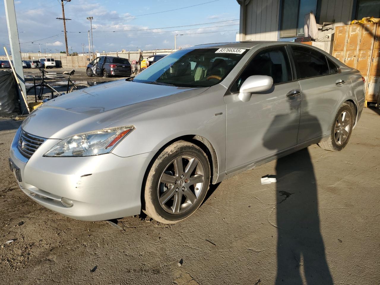 2008 Lexus Es 350 Silver vin: JTHBJ46G382249991