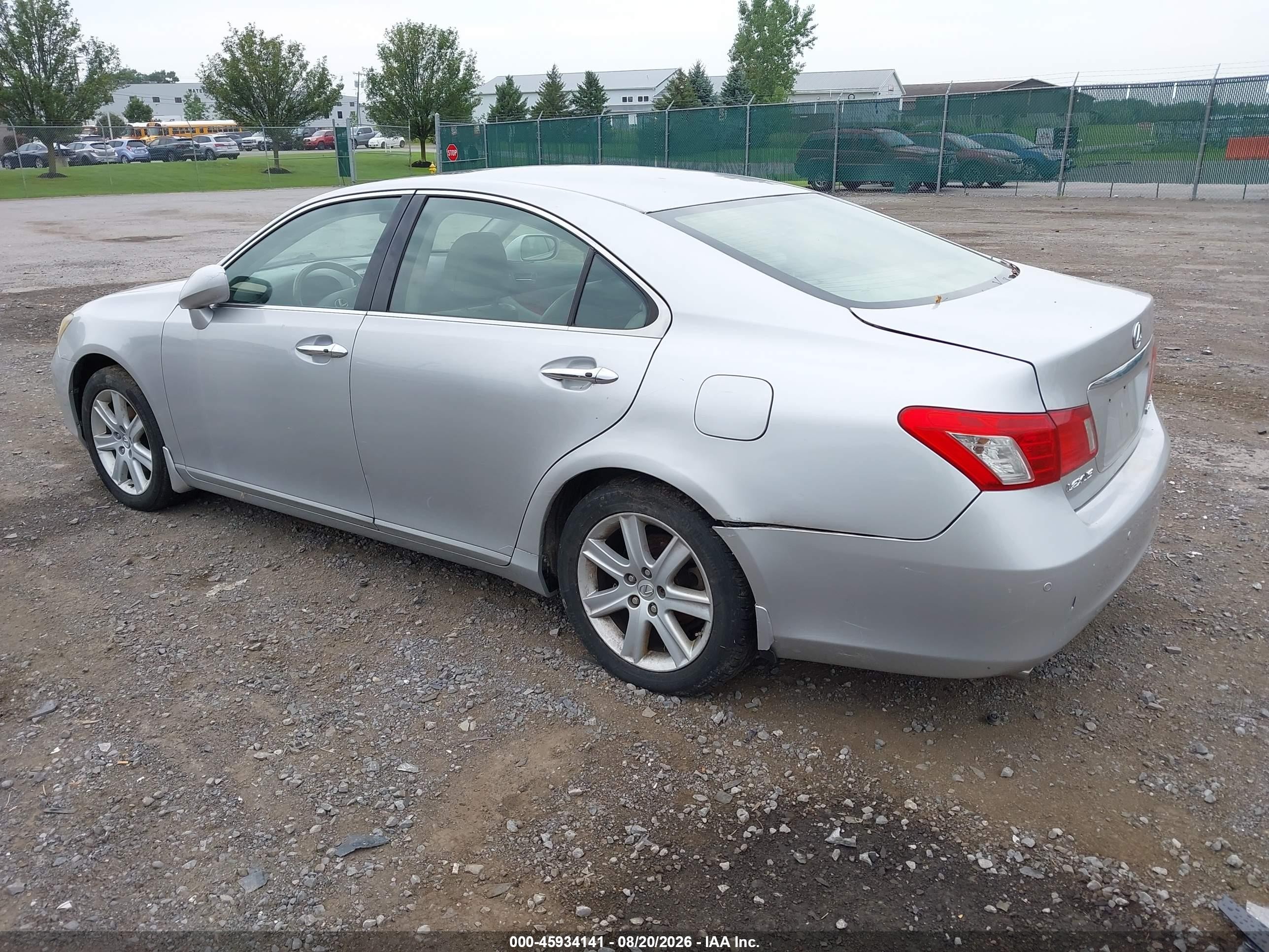 2008 Lexus Es 350   Серебряный vin: JTHBJ46G382254365