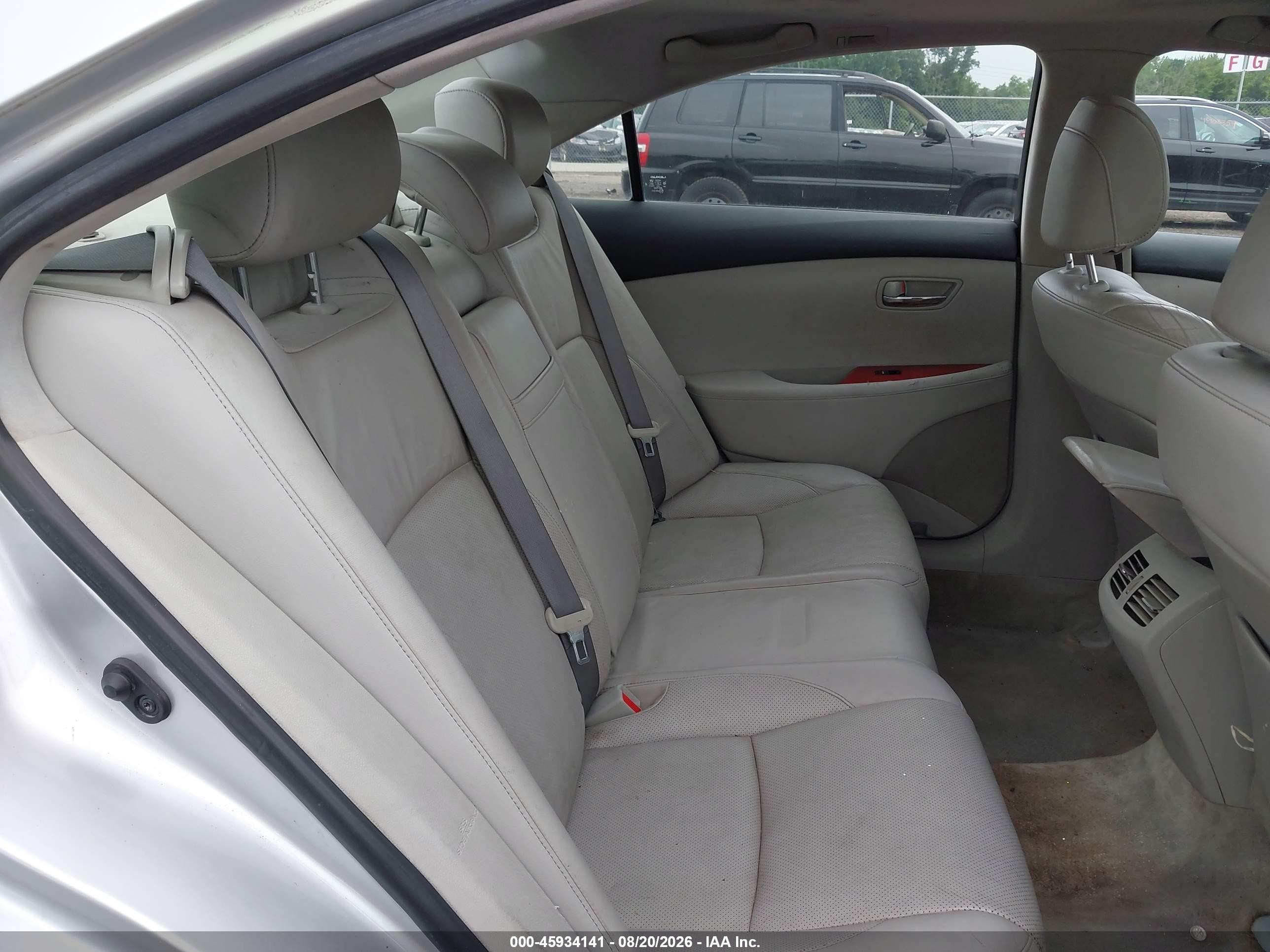 2008 Lexus Es 350   Серебряный vin: JTHBJ46G382254365