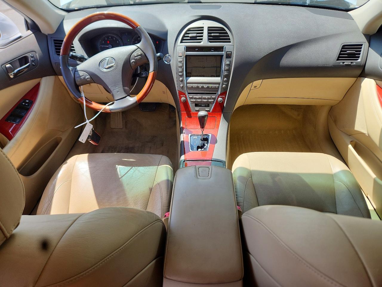 2008 Lexus Es 350 White vin: JTHBJ46G382255385