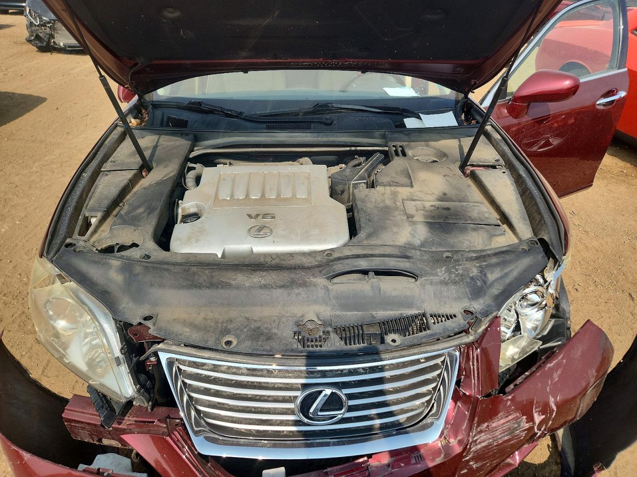 2008 Lexus Es 350 Burgundy vin: JTHBJ46G382259646