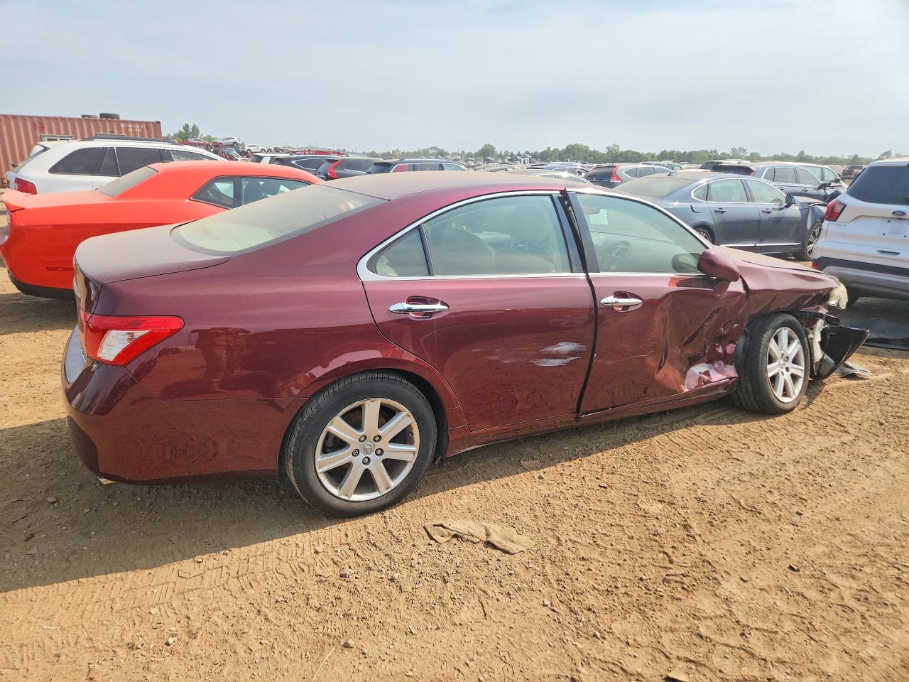 2008 Lexus Es 350 Burgundy vin: JTHBJ46G382259646