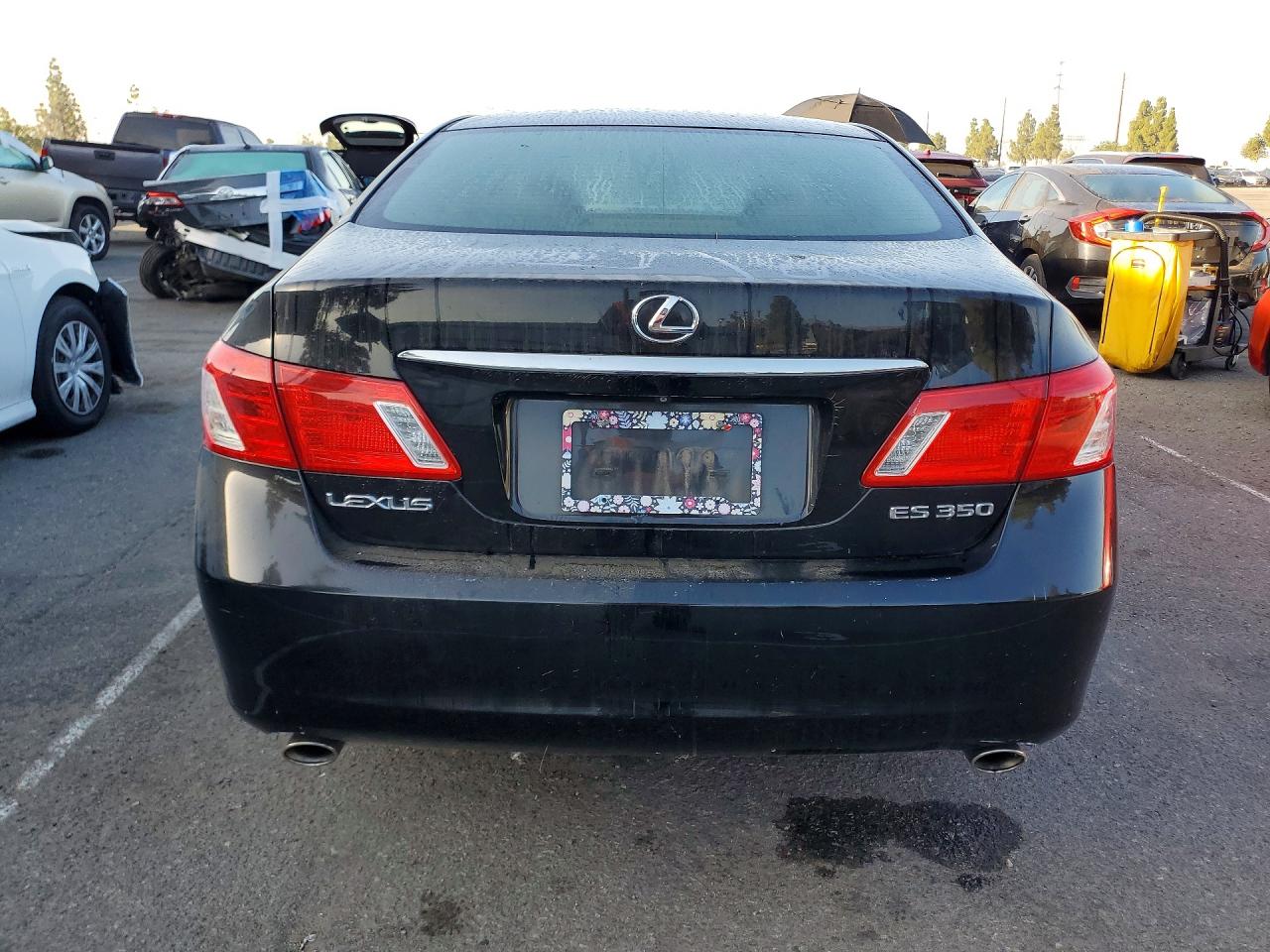 2008 Lexus Es 350 Black vin: JTHBJ46G382259937