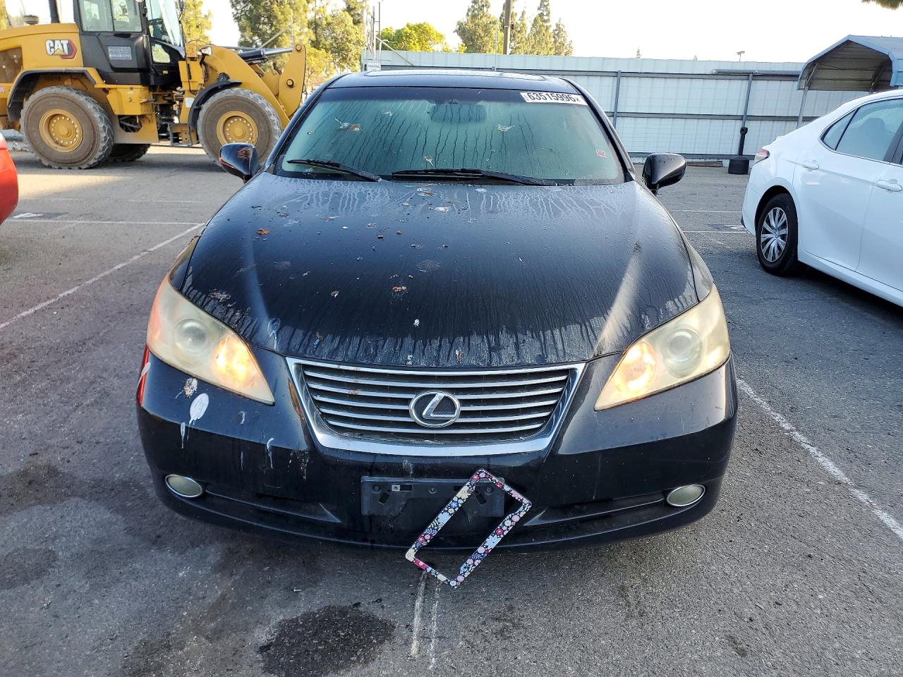 2008 Lexus Es 350 Black vin: JTHBJ46G382259937