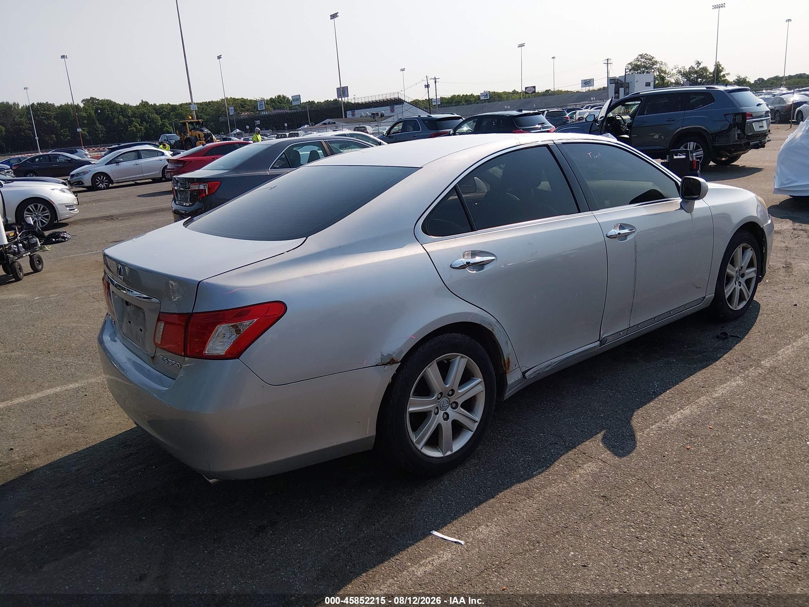 2008 Lexus Es 350   Серый vin: JTHBJ46G382260733