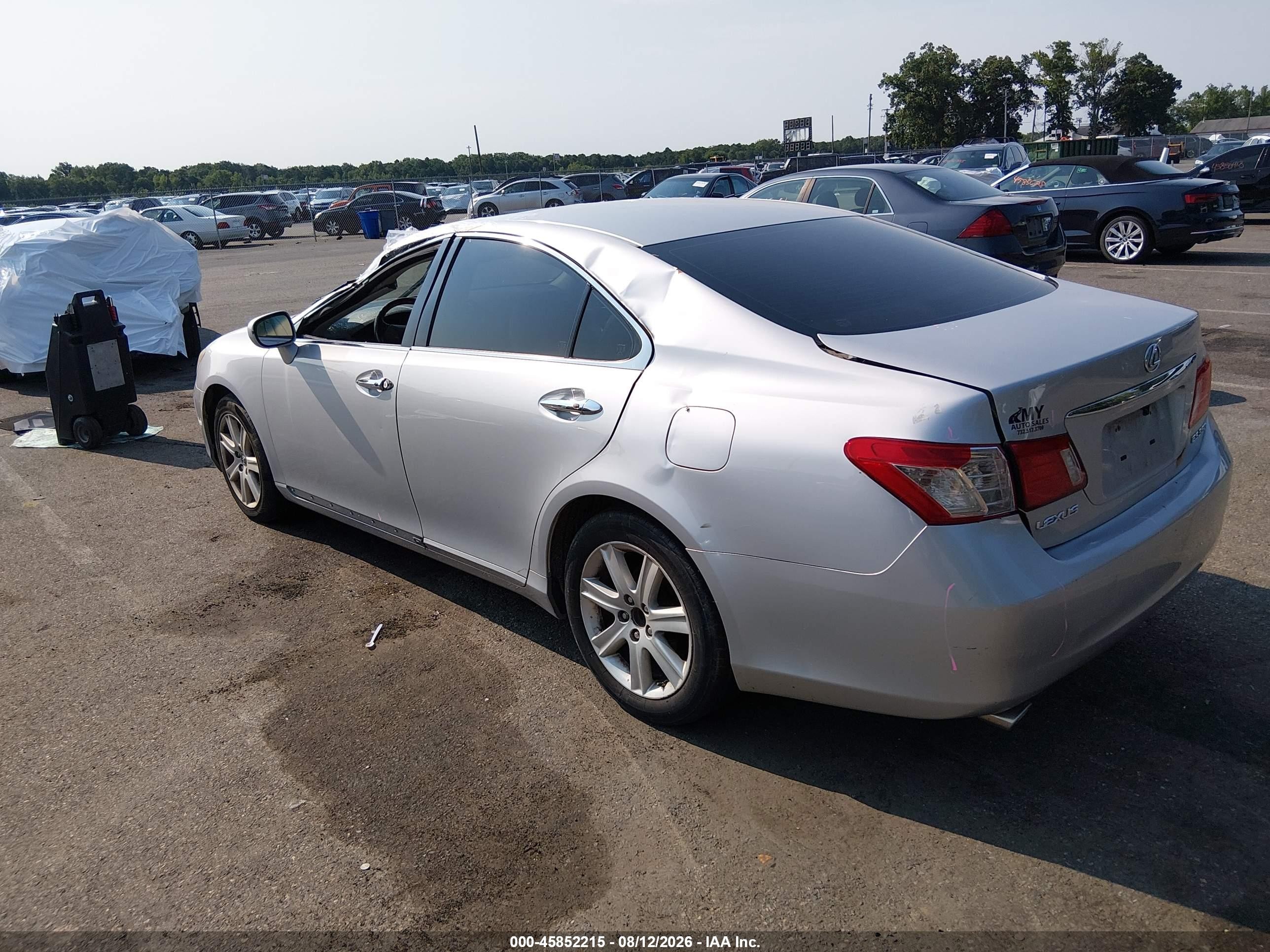 2008 Lexus Es 350   Серый vin: JTHBJ46G382260733