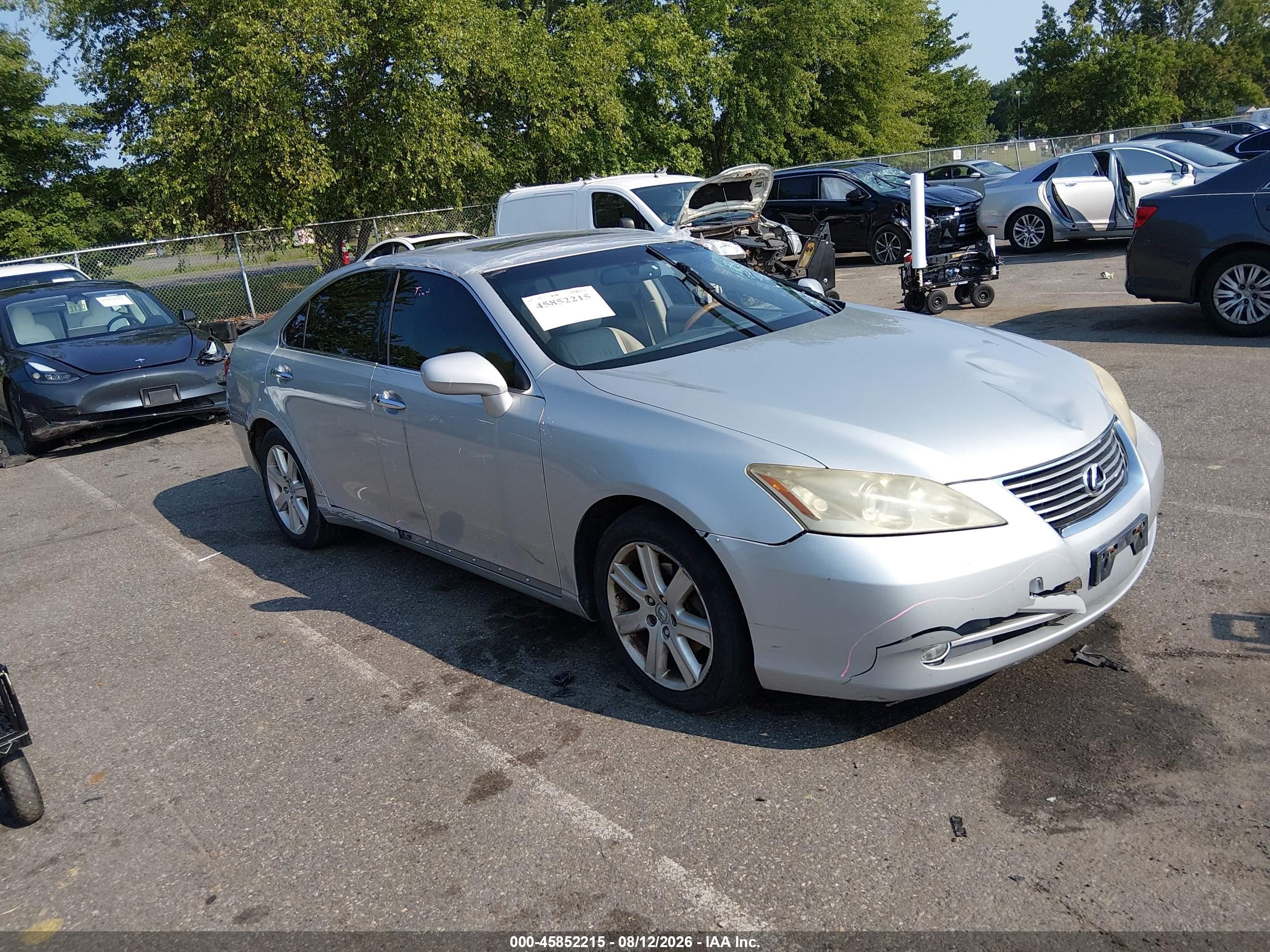 2008 Lexus Es 350   Gray vin: JTHBJ46G382260733