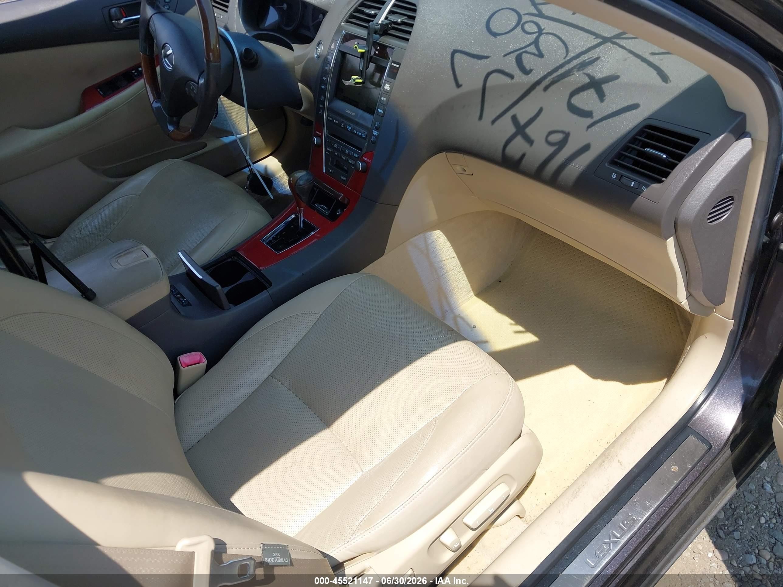 2008 Lexus Es 350   Gray vin: JTHBJ46G382262045