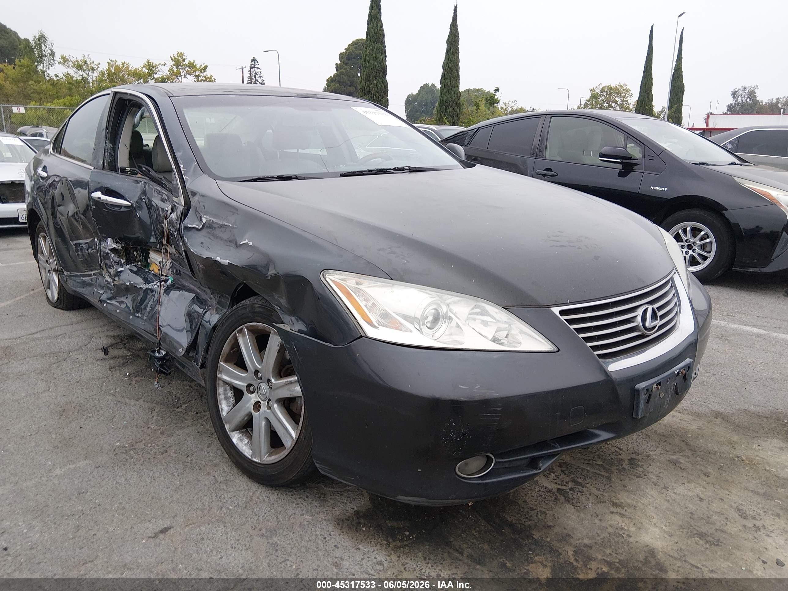 2008 Lexus Es 350   Black vin: JTHBJ46G382263809