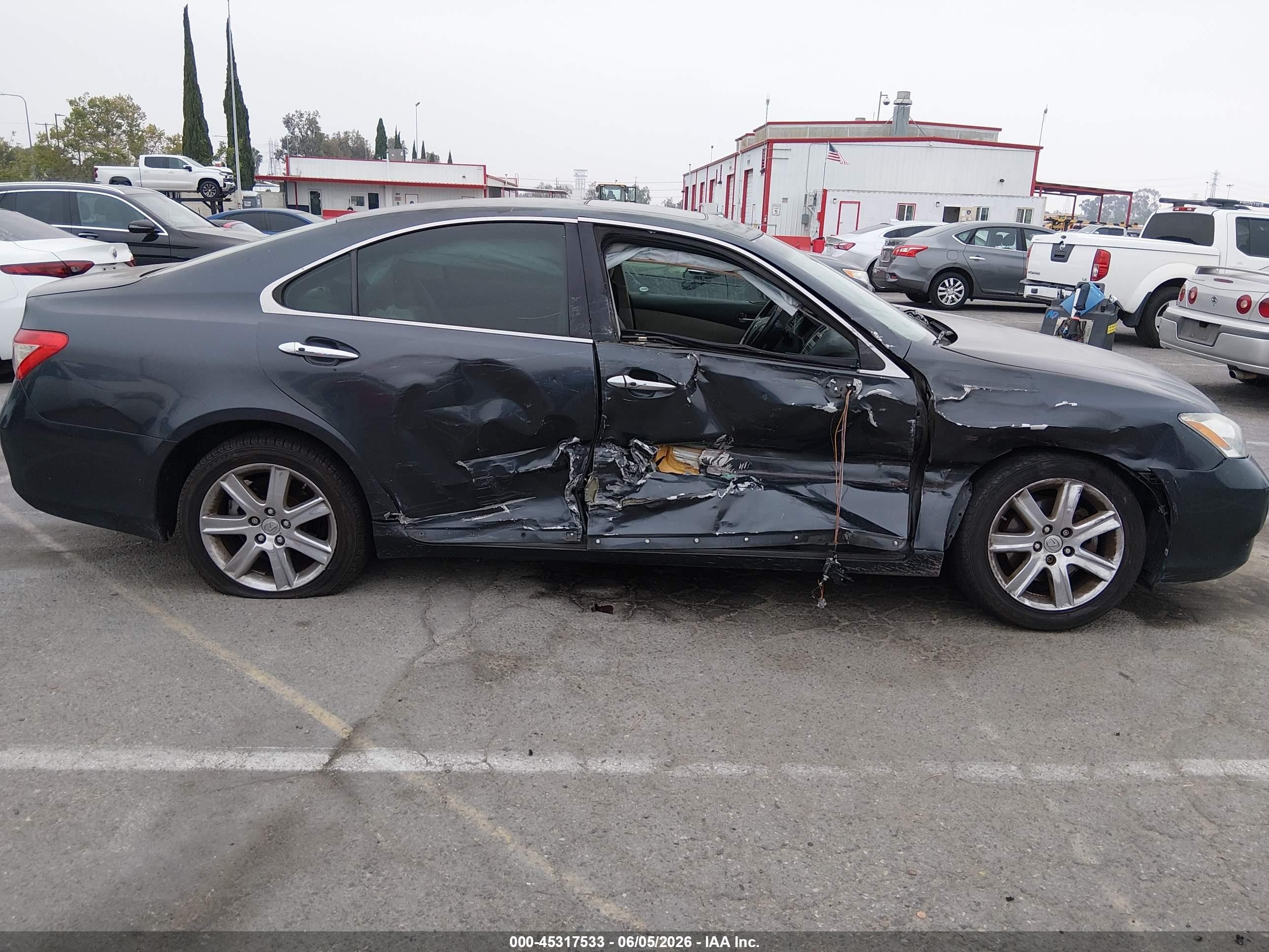 2008 Lexus Es 350   Black vin: JTHBJ46G382263809