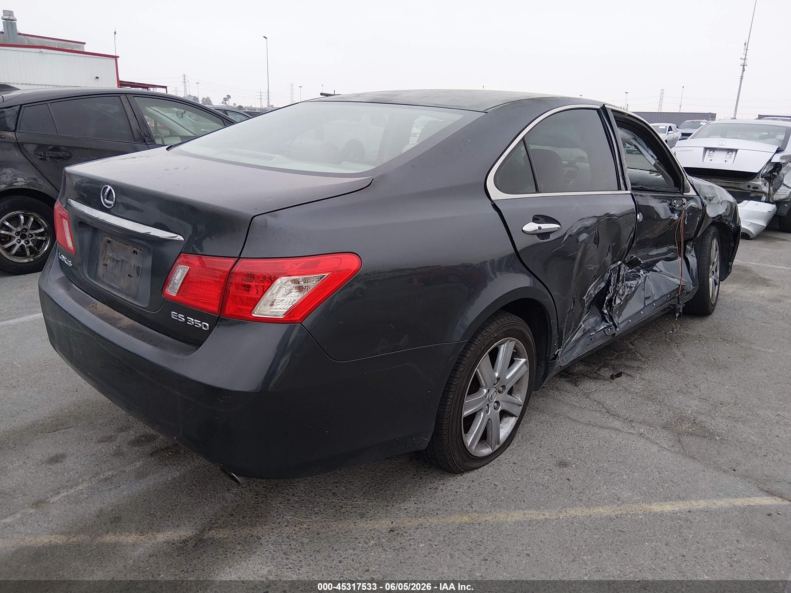 2008 Lexus Es 350   Black vin: JTHBJ46G382263809