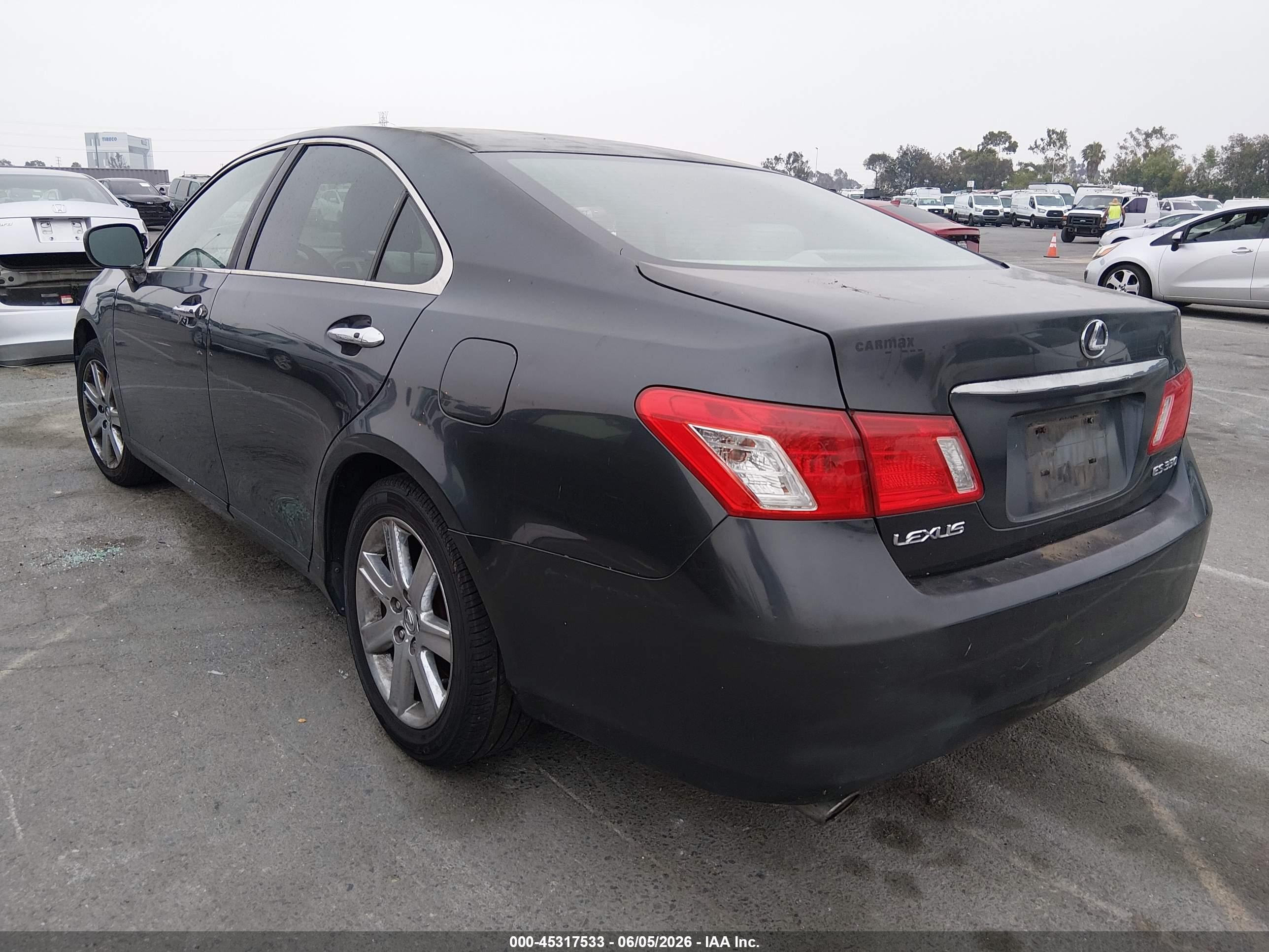 2008 Lexus Es 350   Black vin: JTHBJ46G382263809