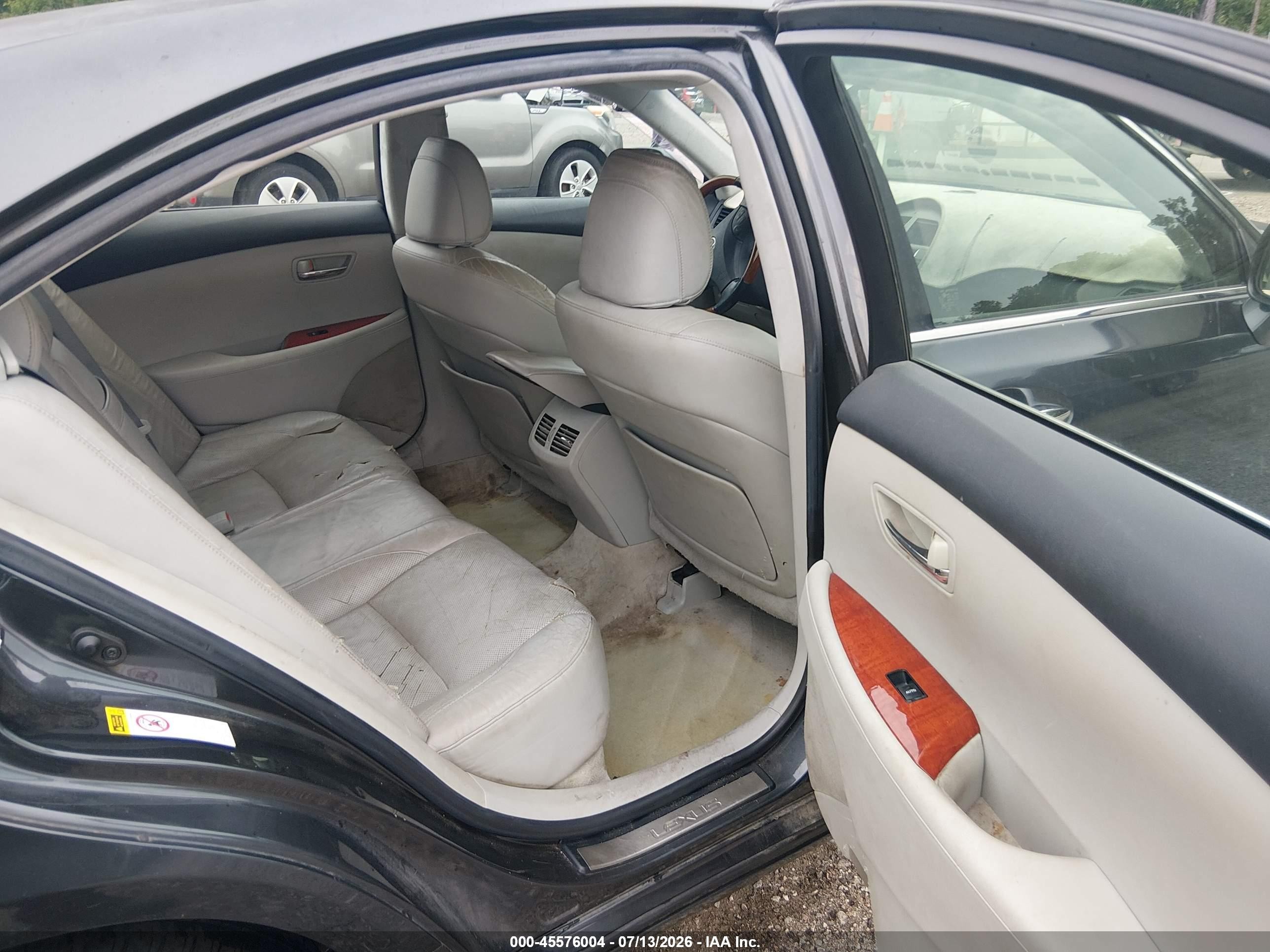 2008 Lexus Es 350   Black vin: JTHBJ46G382264460