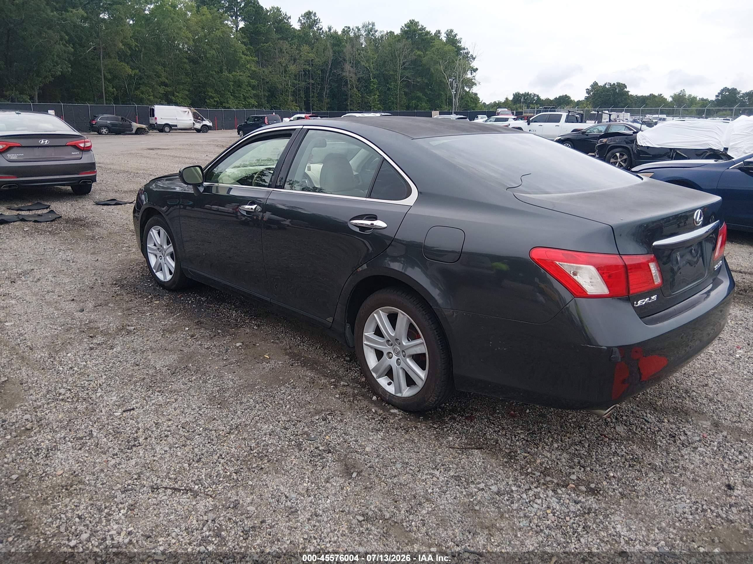 2008 Lexus Es 350   Black vin: JTHBJ46G382264460