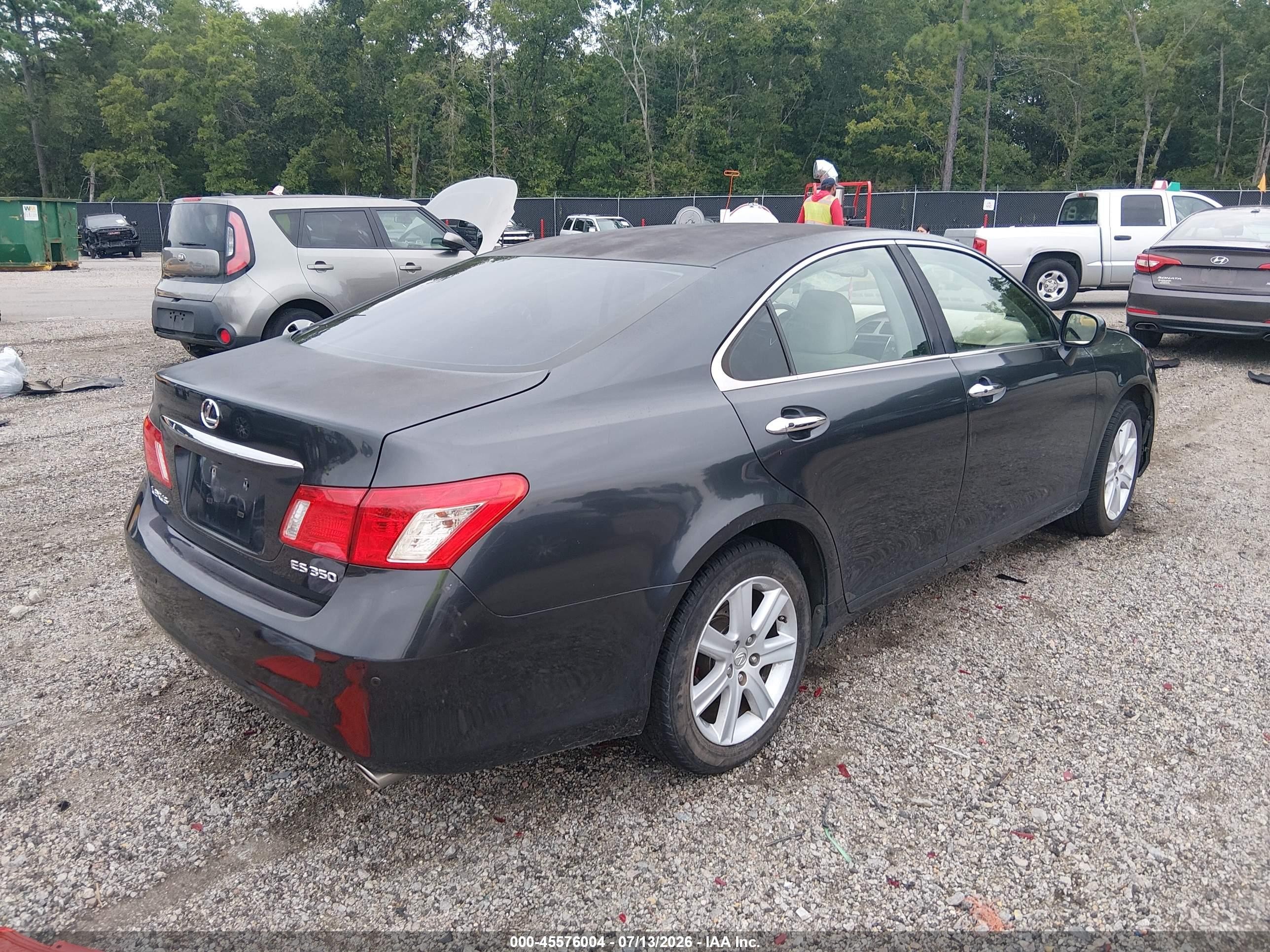 2008 Lexus Es 350   Black vin: JTHBJ46G382264460