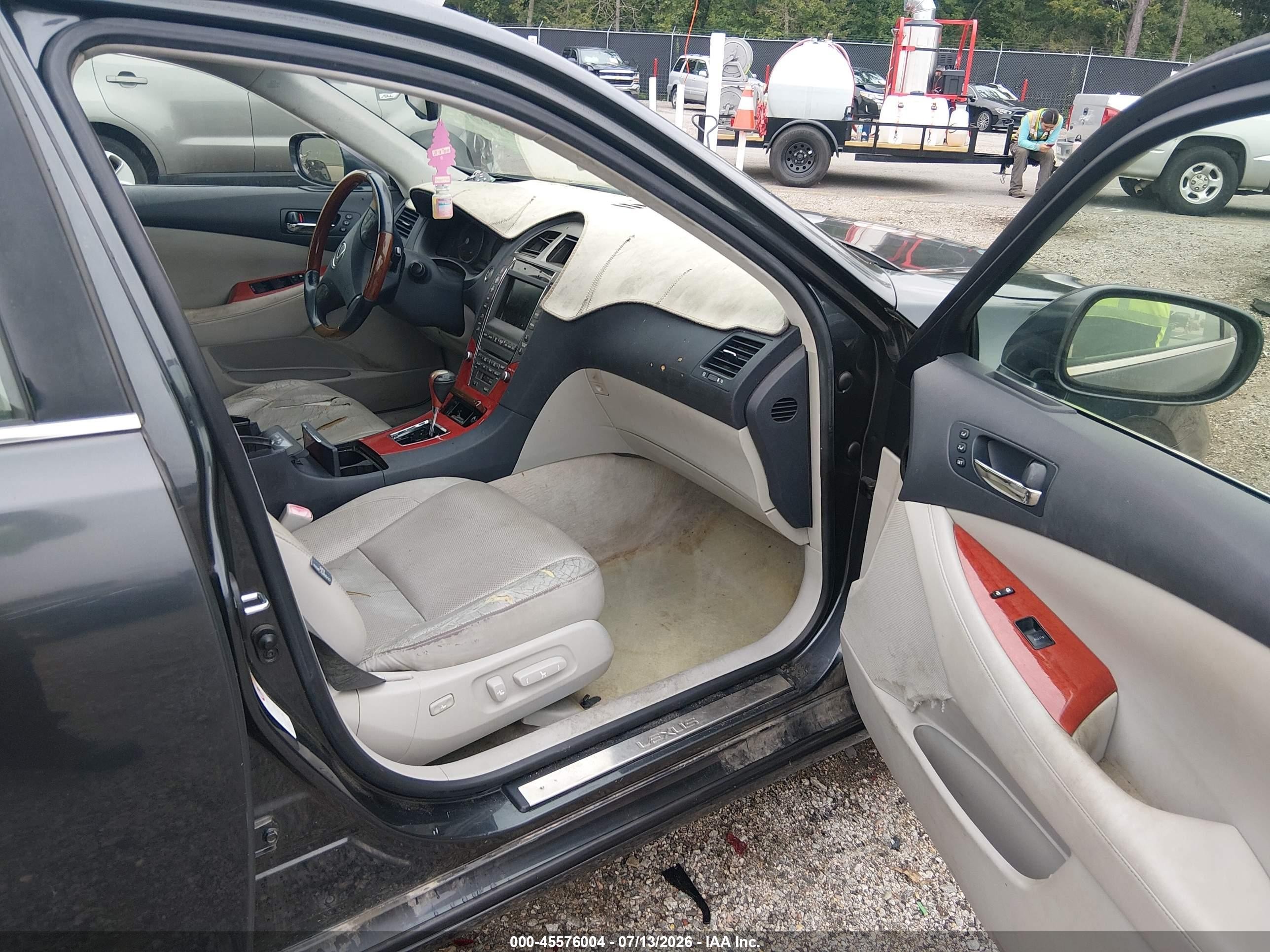 2008 Lexus Es 350   Black vin: JTHBJ46G382264460