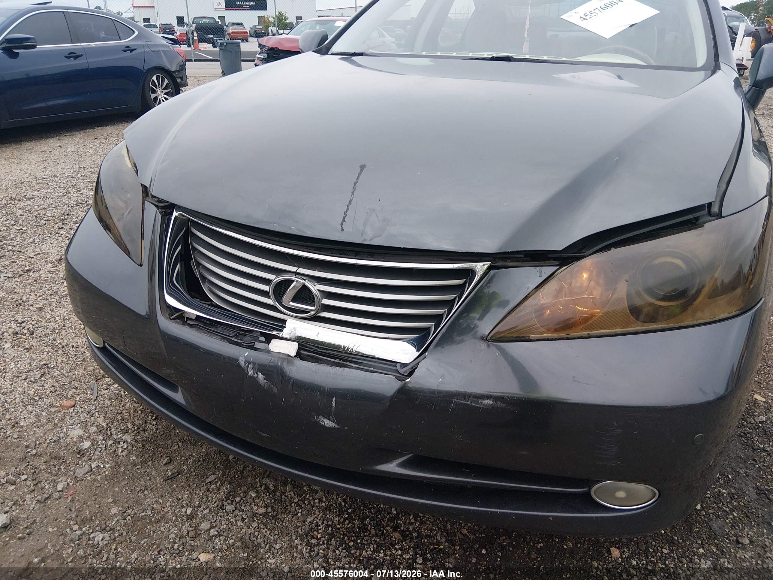 2008 Lexus Es 350   Black vin: JTHBJ46G382264460