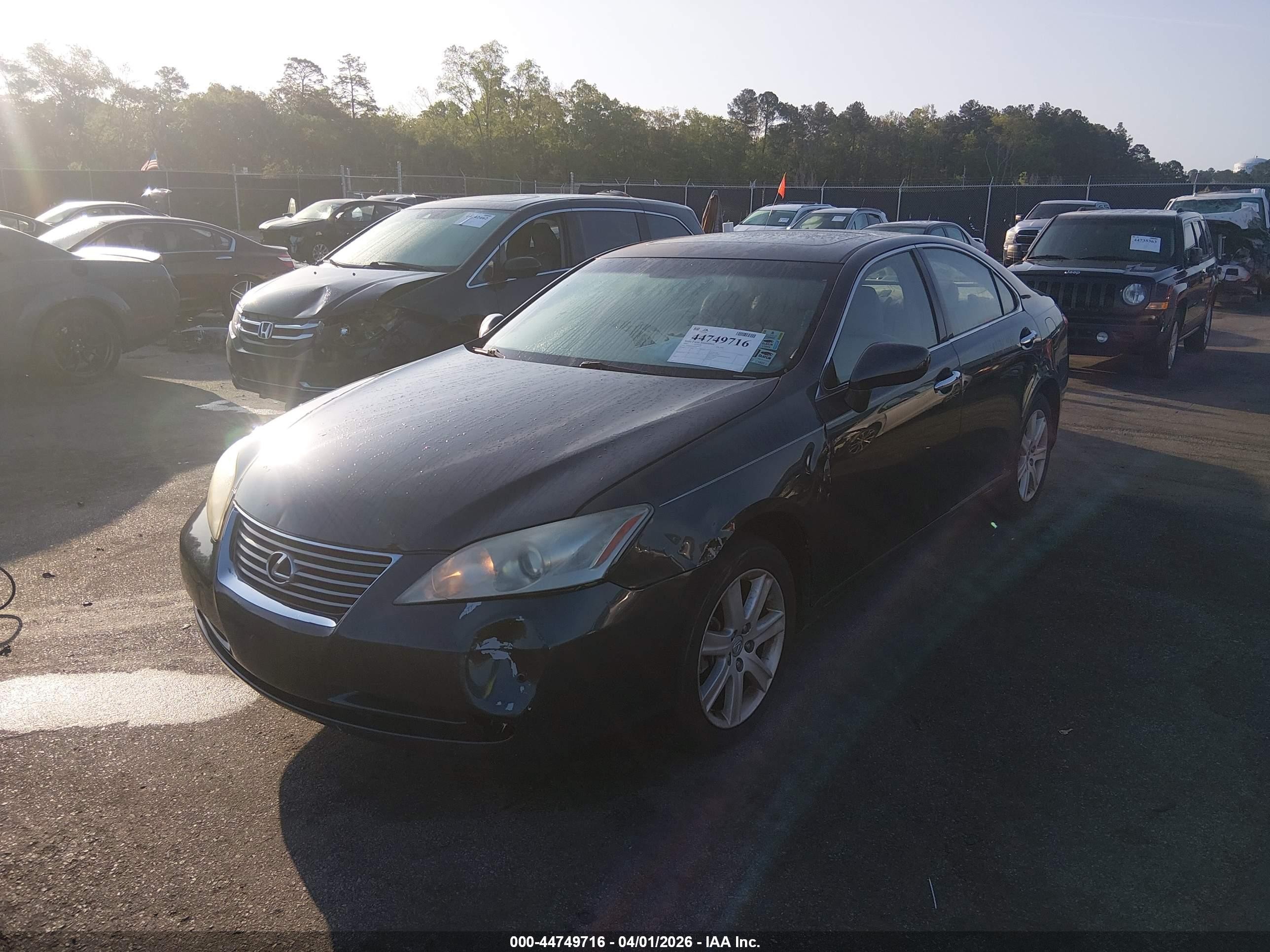 2008 Lexus Es 350   Серый vin: JTHBJ46G382269531