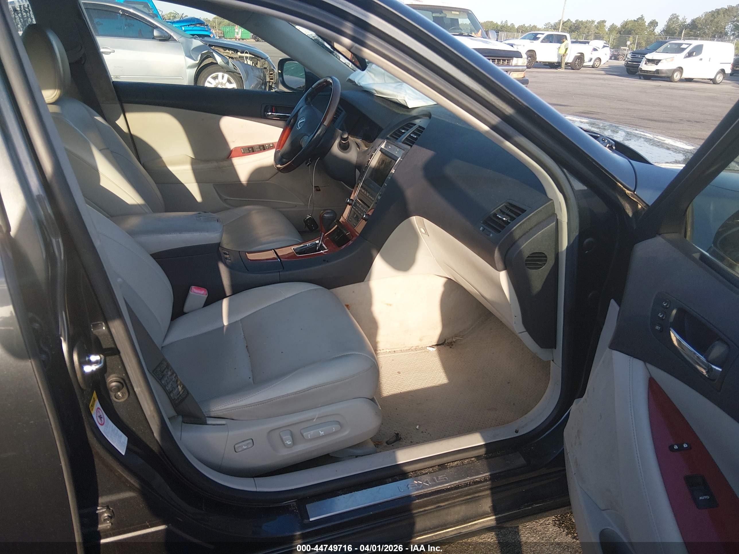 2008 Lexus Es 350   Серый vin: JTHBJ46G382269531