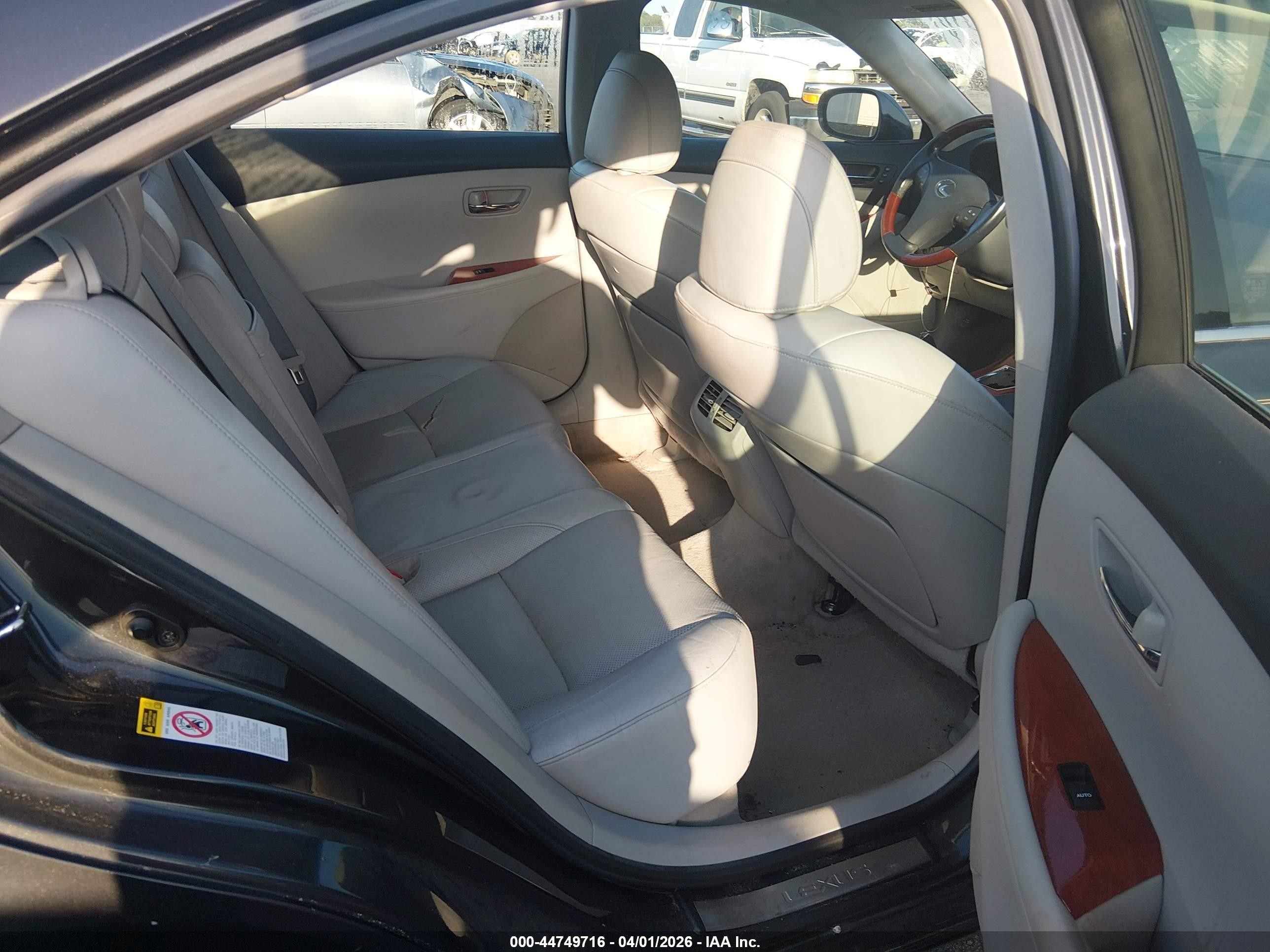 2008 Lexus Es 350   Серый vin: JTHBJ46G382269531