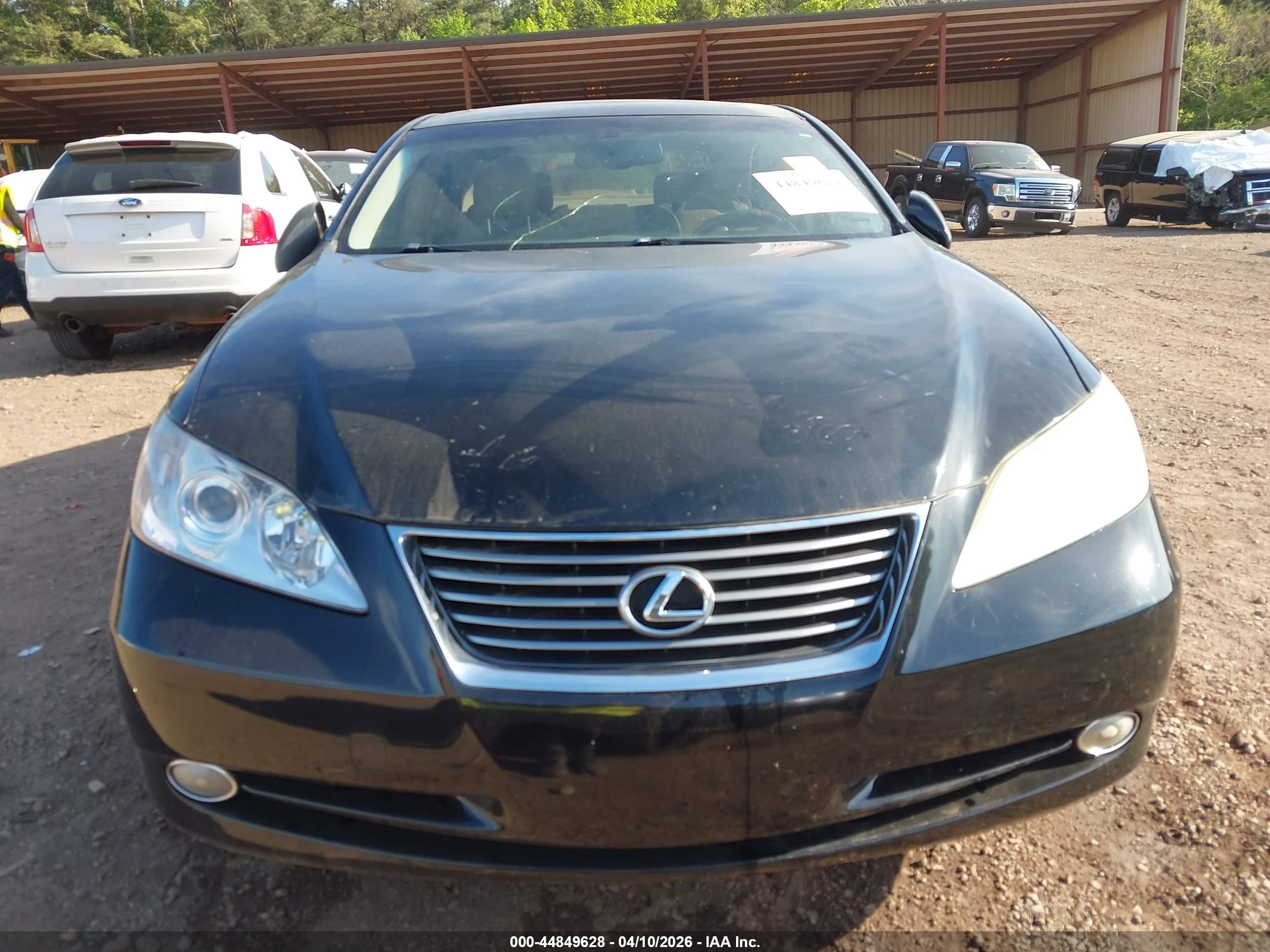 2009 Lexus Es 350   Black vin: JTHBJ46G392285603