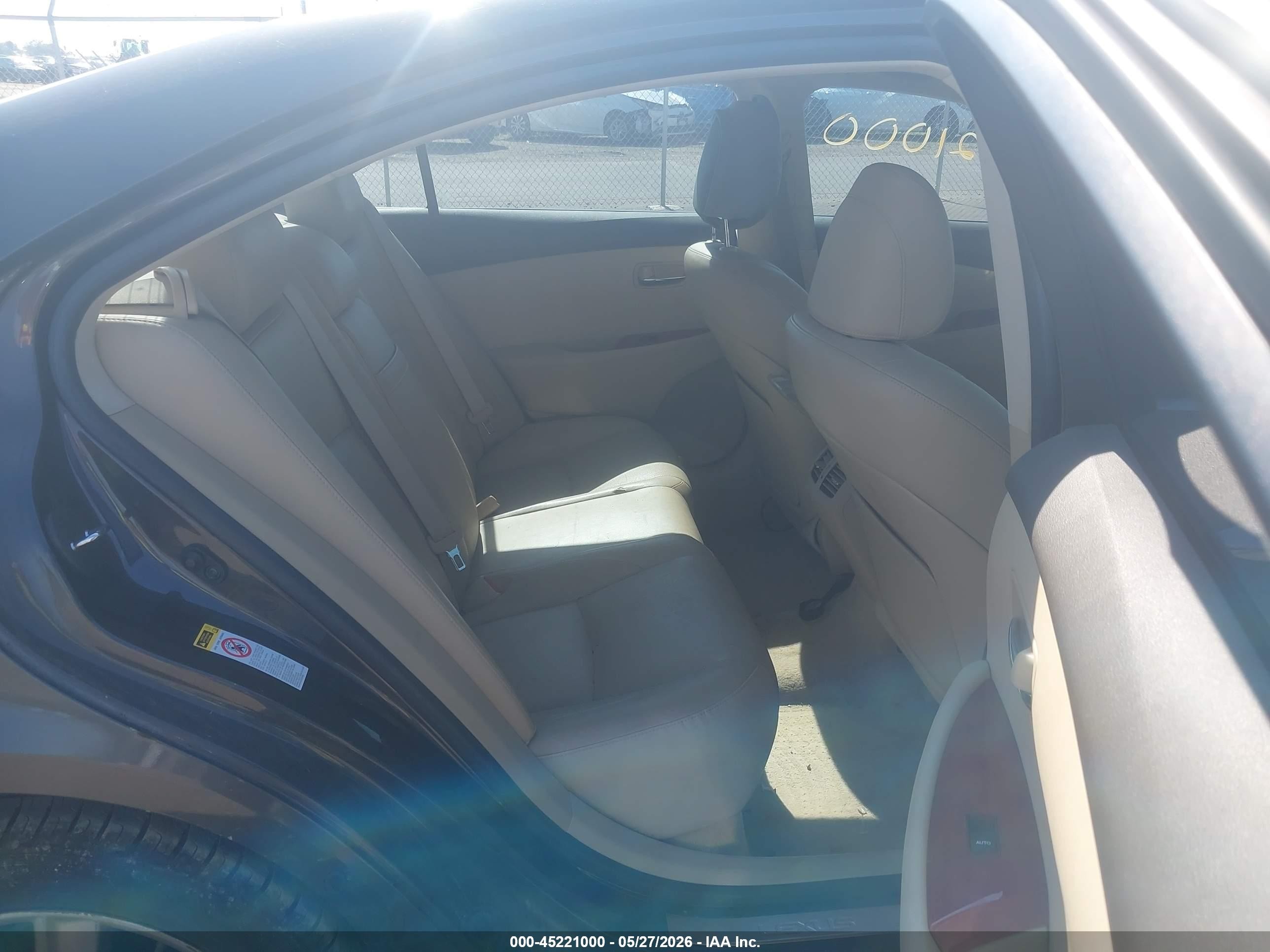 2009 Lexus Es 350   Gray vin: JTHBJ46G392293149