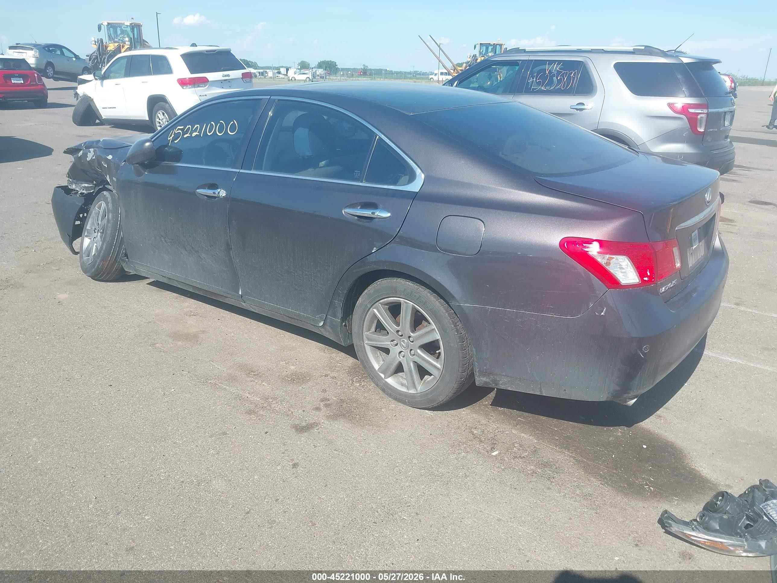 2009 Lexus Es 350   Gray vin: JTHBJ46G392293149