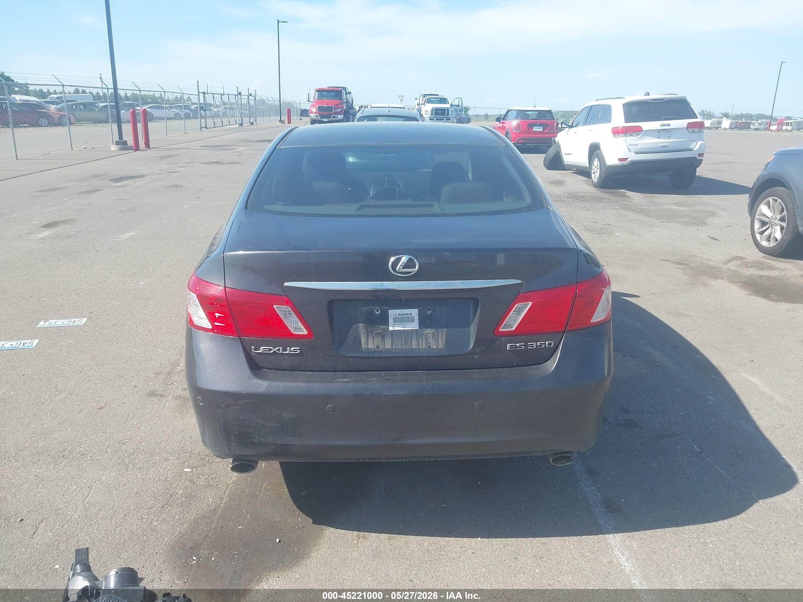 2009 Lexus Es 350   Gray vin: JTHBJ46G392293149
